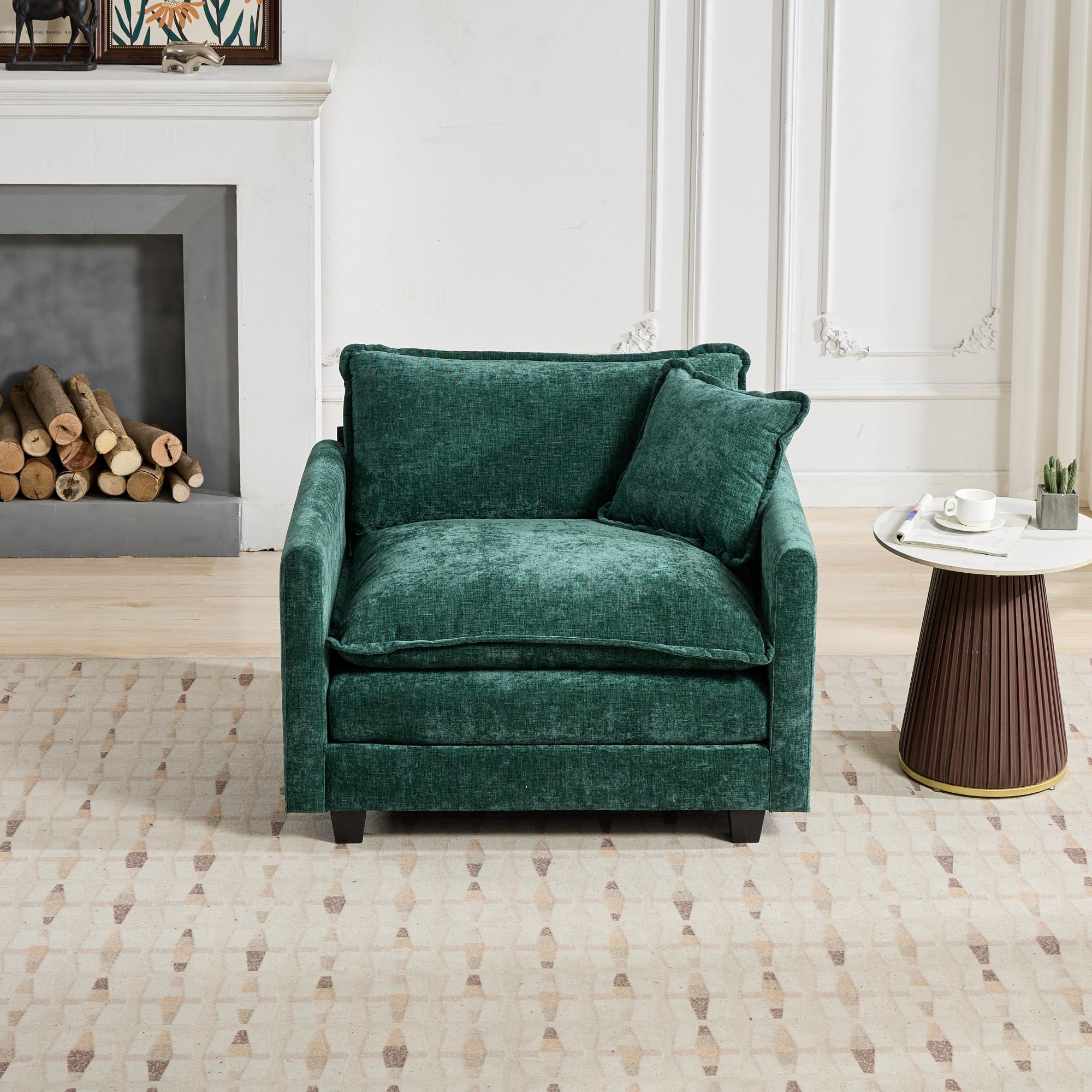 Cloud Sofa Single Seat (Ottoman is not included),M