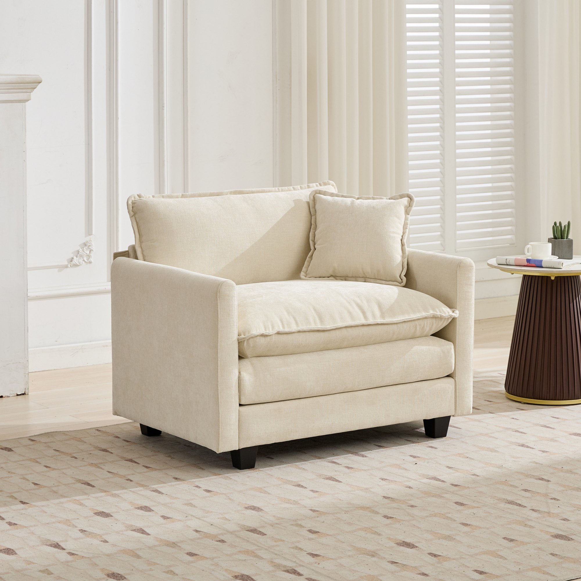 Cloud Sofa Single Seat (Ottoman is not included),M