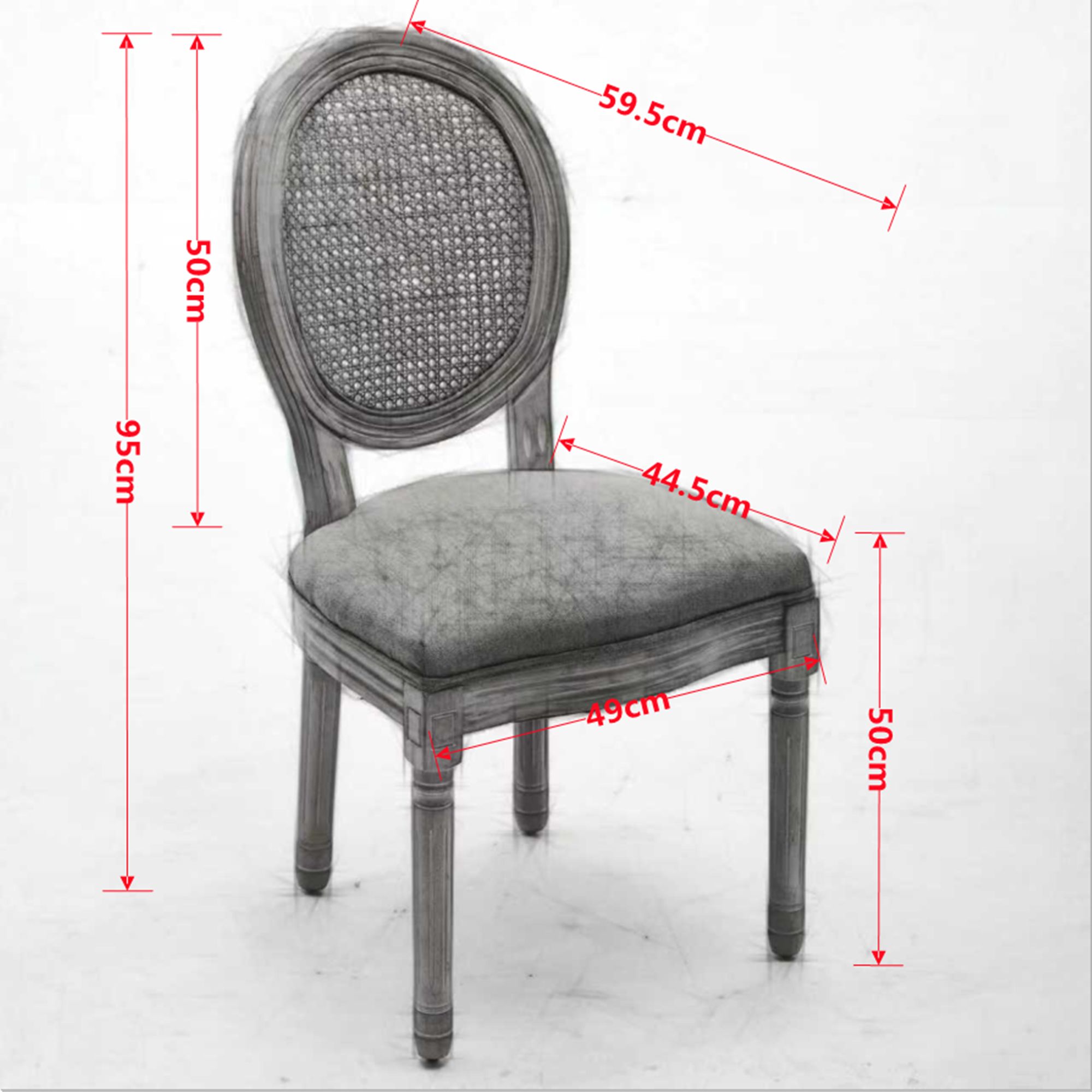 Dimensions du chaise de salle à manger