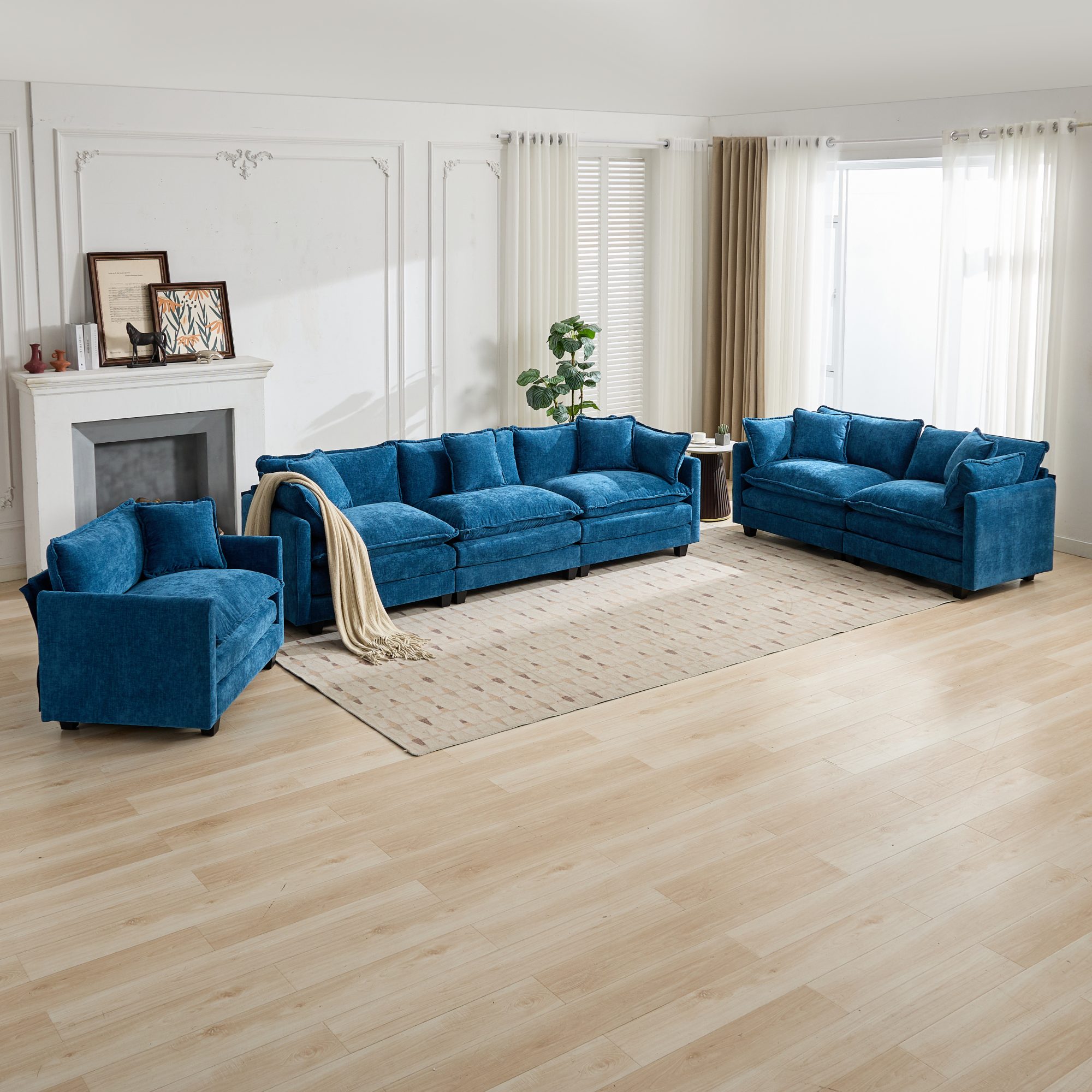 Cloud Sofa Single Seat (Ottoman is not included),M