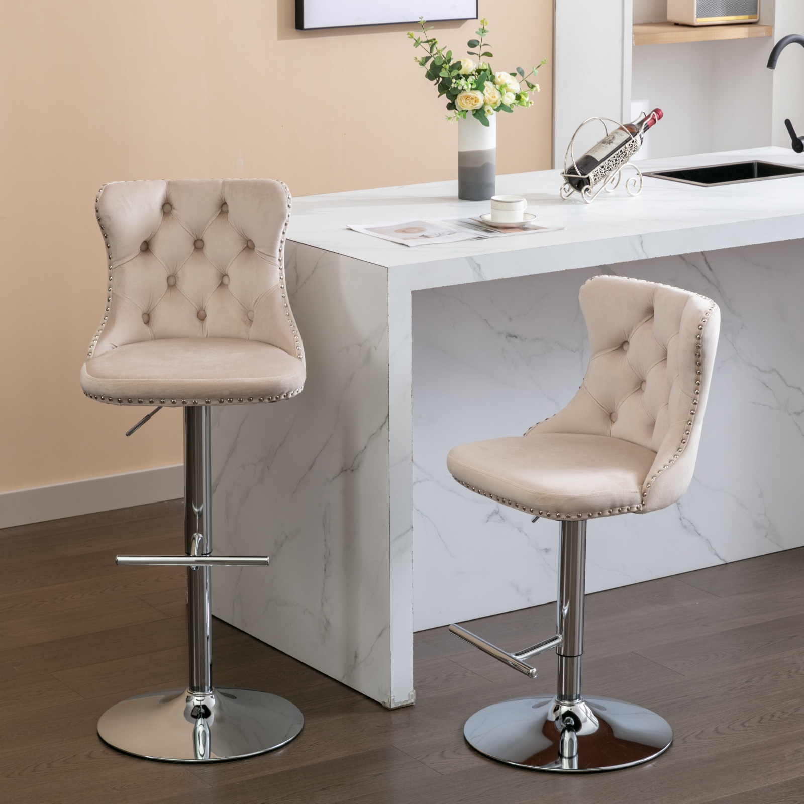 Tabouret de bar réglable en hauteur 25-33 pouces e - image 10