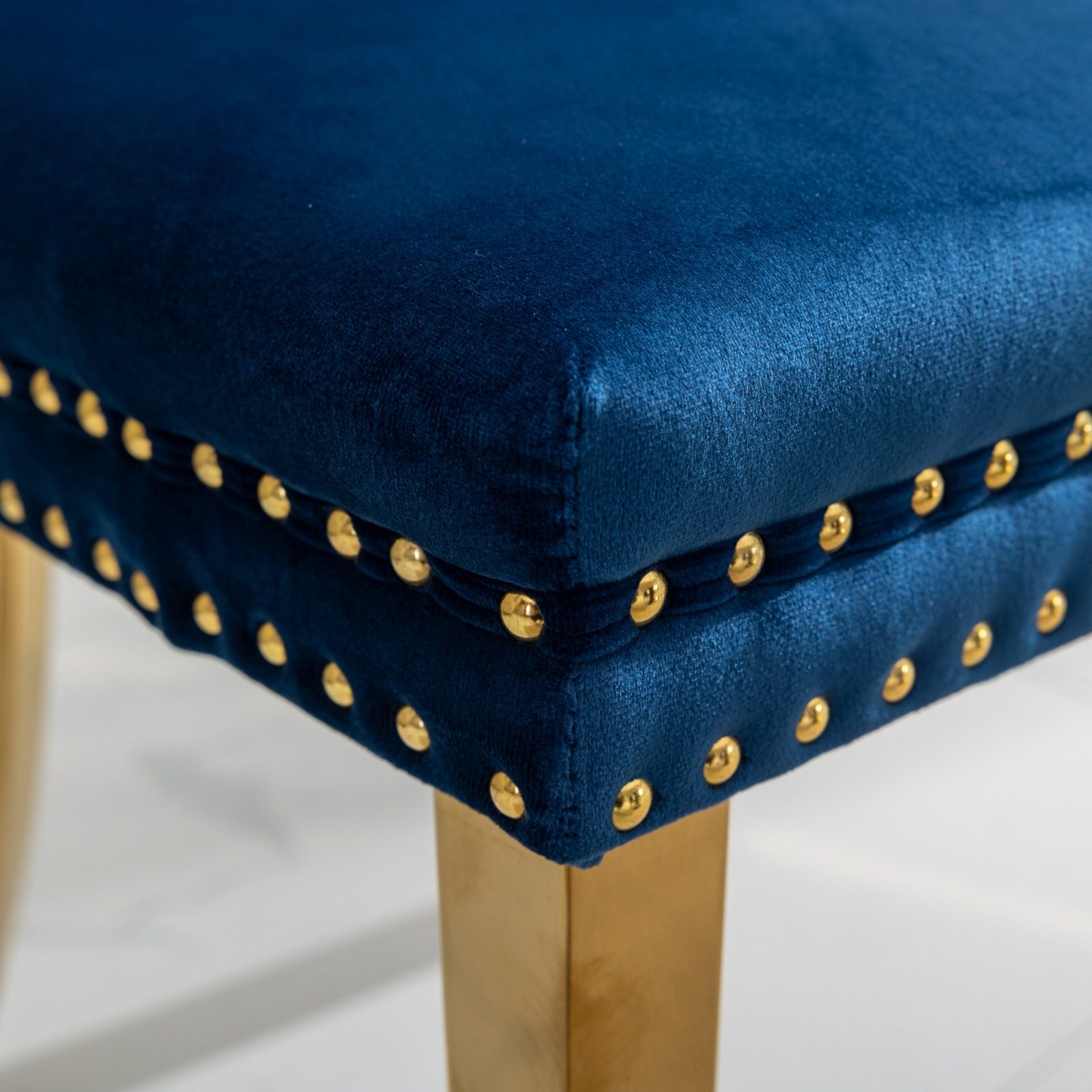Chaise de salle à manger en bois massif, capacité 280 lbs, pieds réglables, rembourrage mousse haute densité avec ressorts, dossier rembourré, pour salle à manger et salon, apporte atmosphère chaleureuse, assemblage facile - image 7