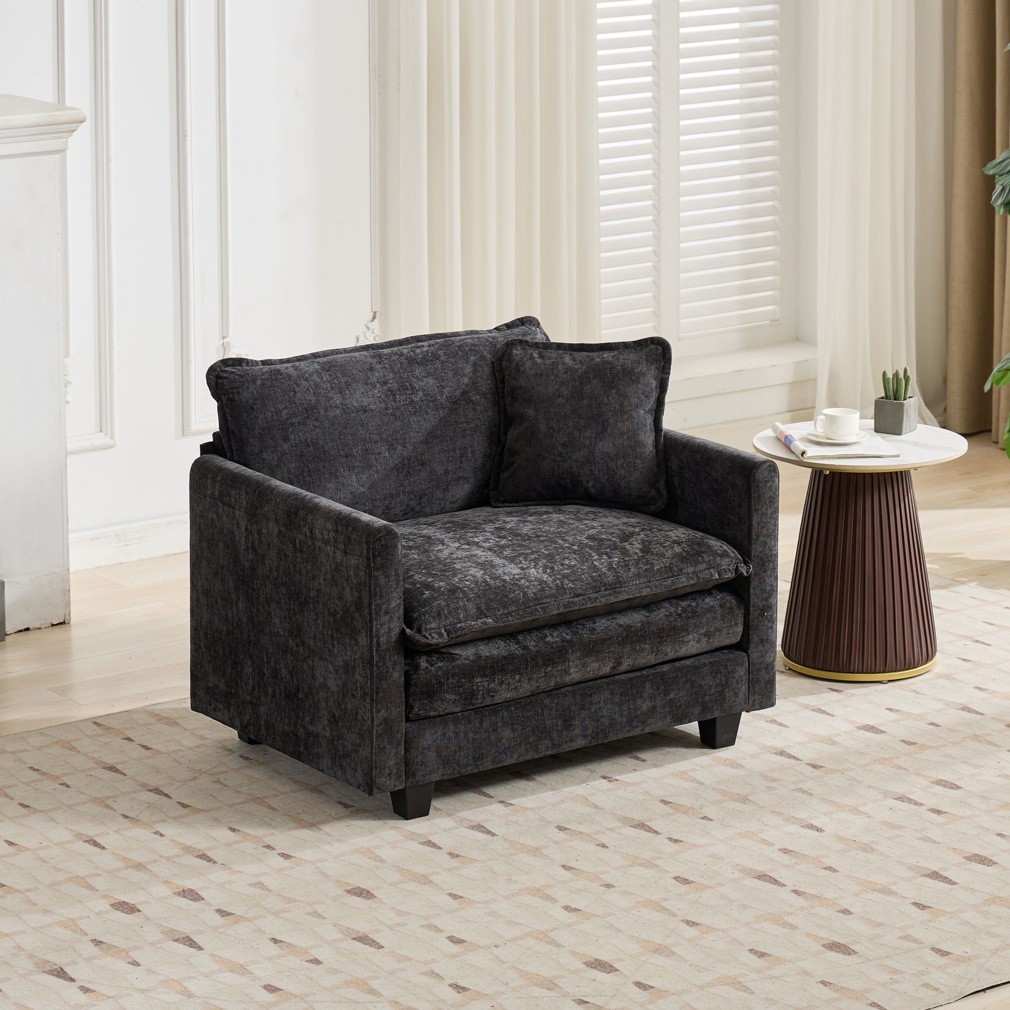 Cloud Sofa Single Seat (Ottoman is not included),M