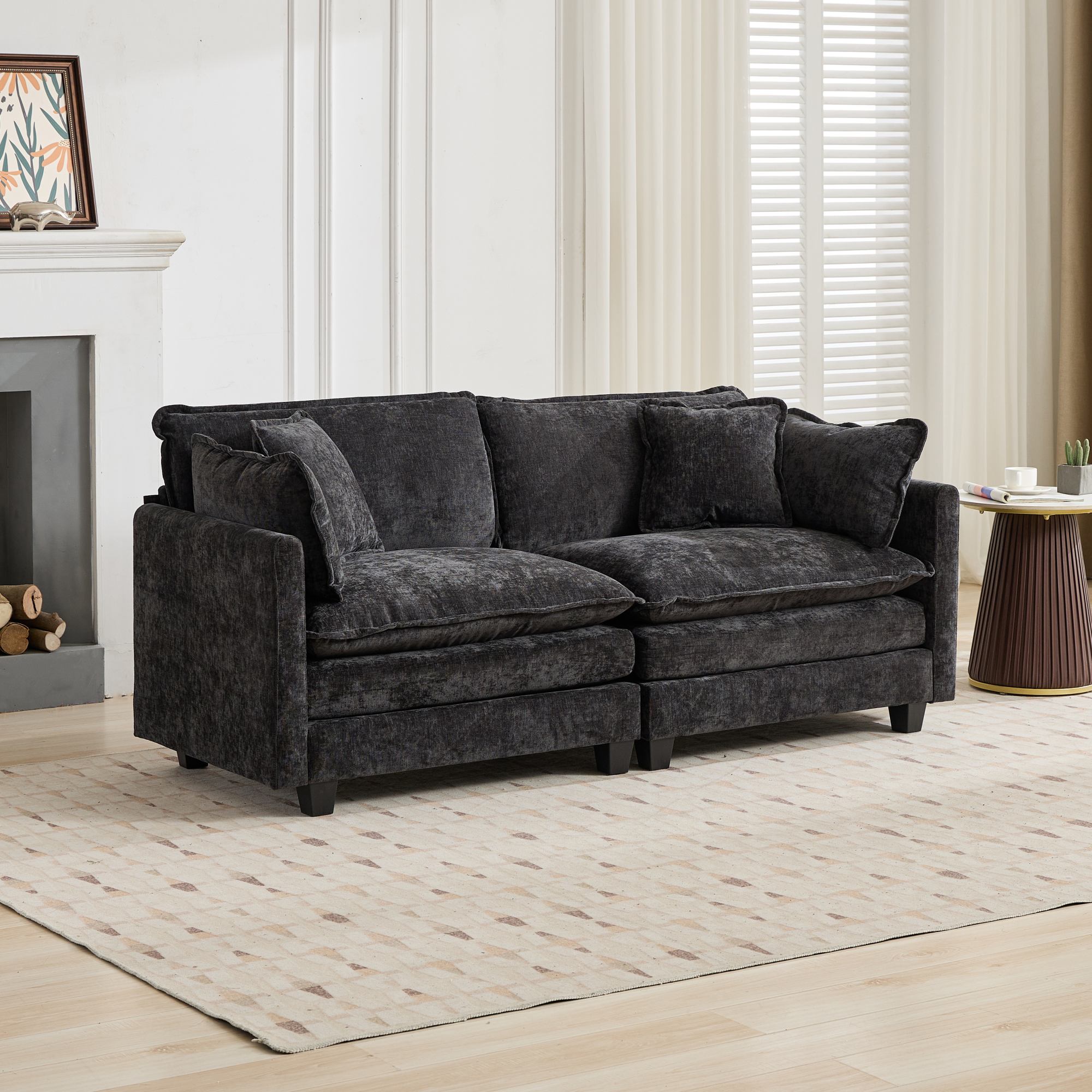 Cloud Sofa LoveSeat (Ottoman is not included), Mod
