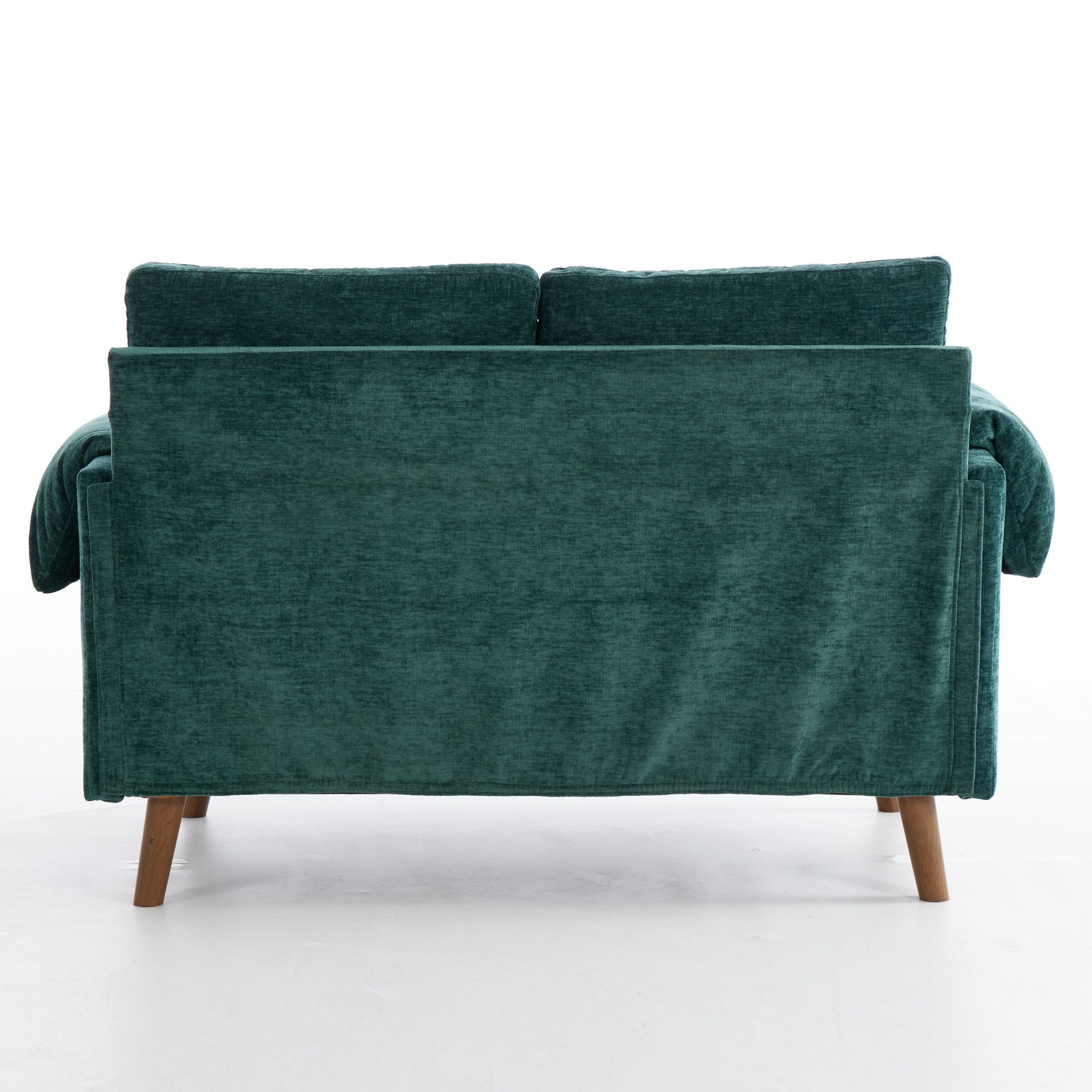 Canapé 2 places loveseat en tissu chenille doux av - image 2
