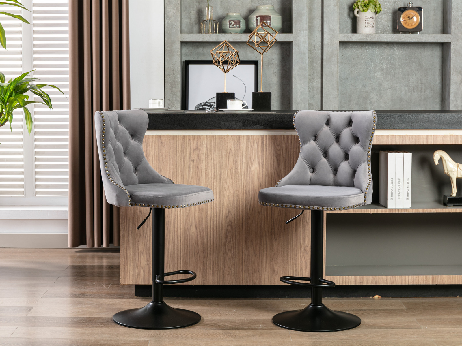 Tabouret de bar réglable en hauteur 25-33 pouces e - image 11