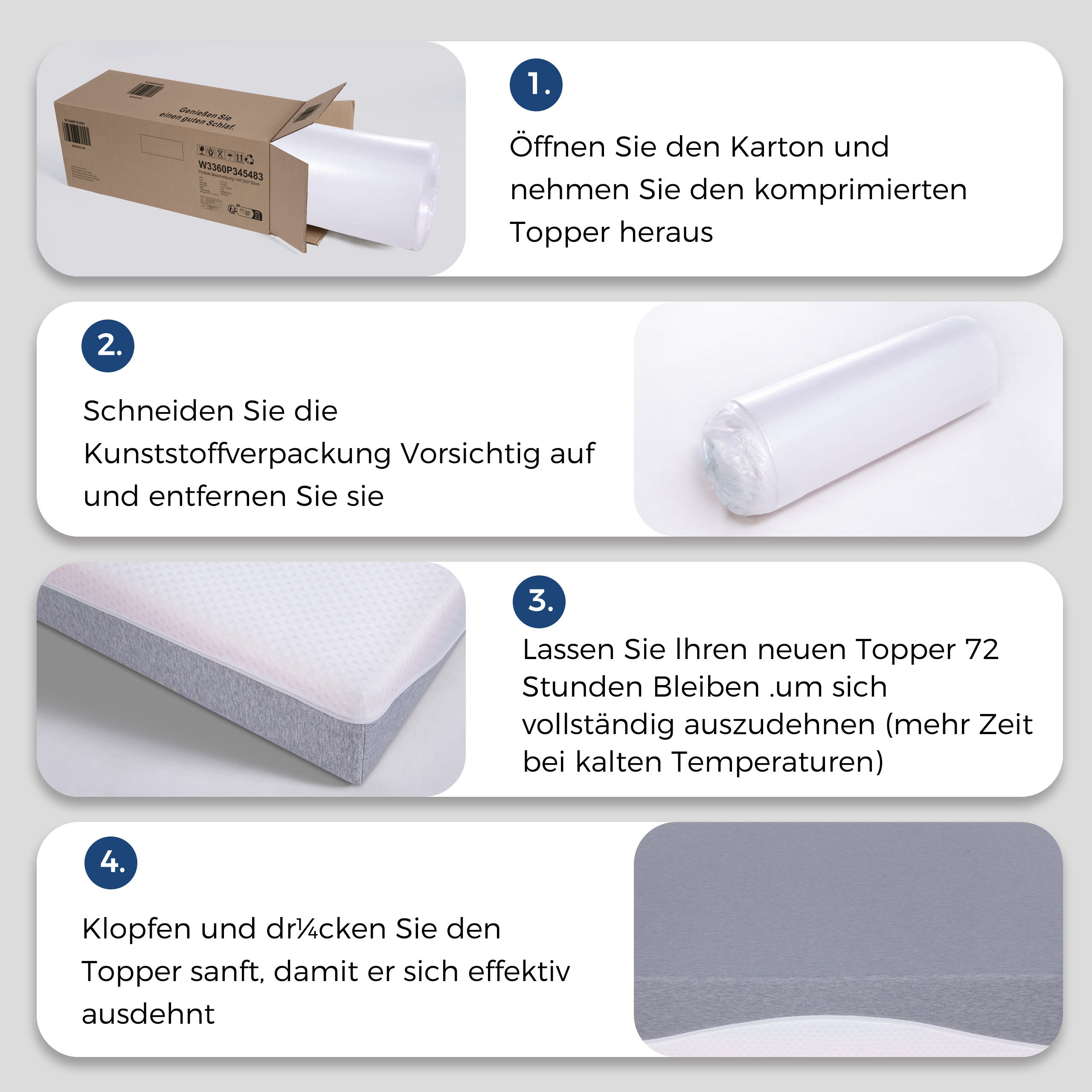 Présentation du matelas