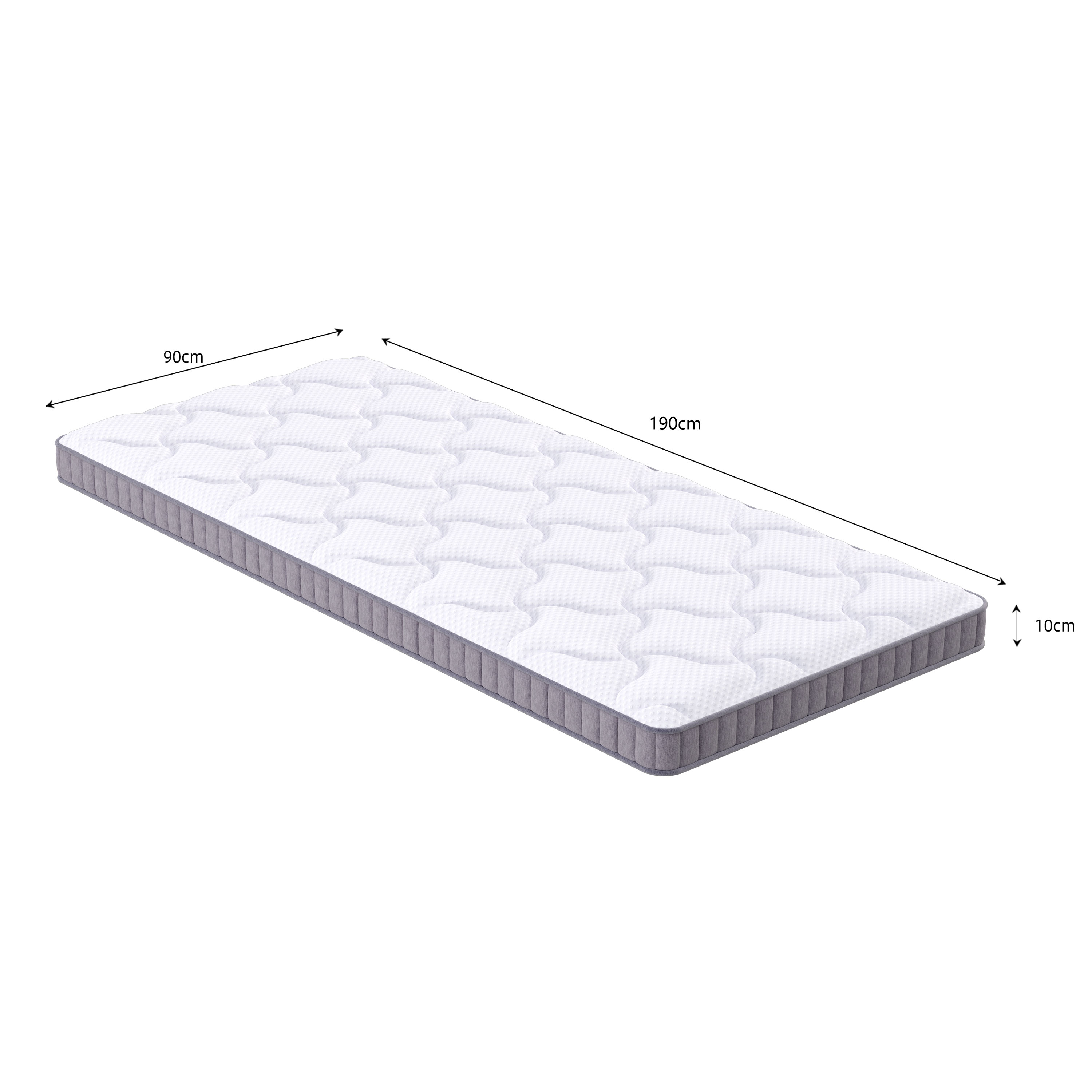 Dimensions du lit d'appoint pliant