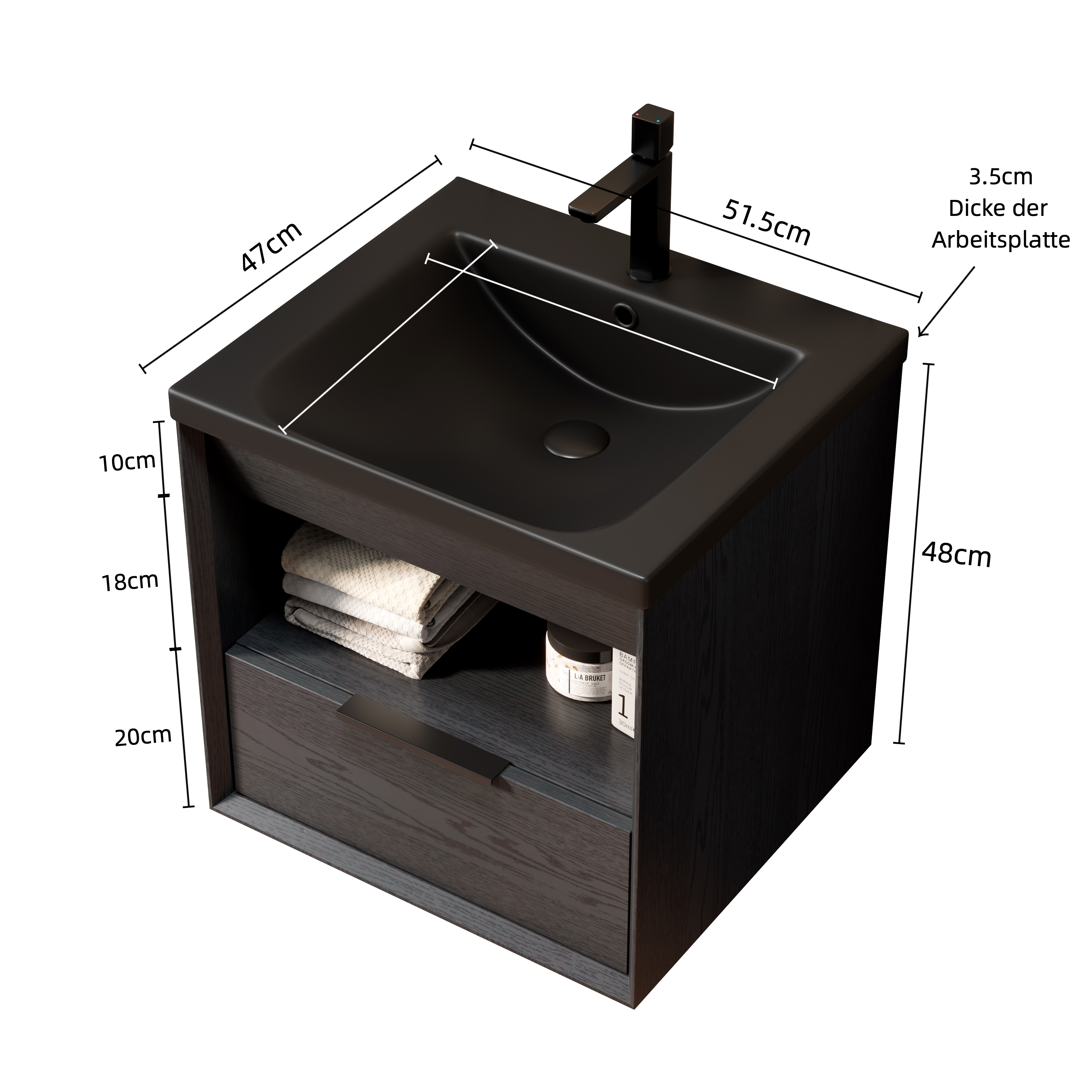 Dimensions du étagère