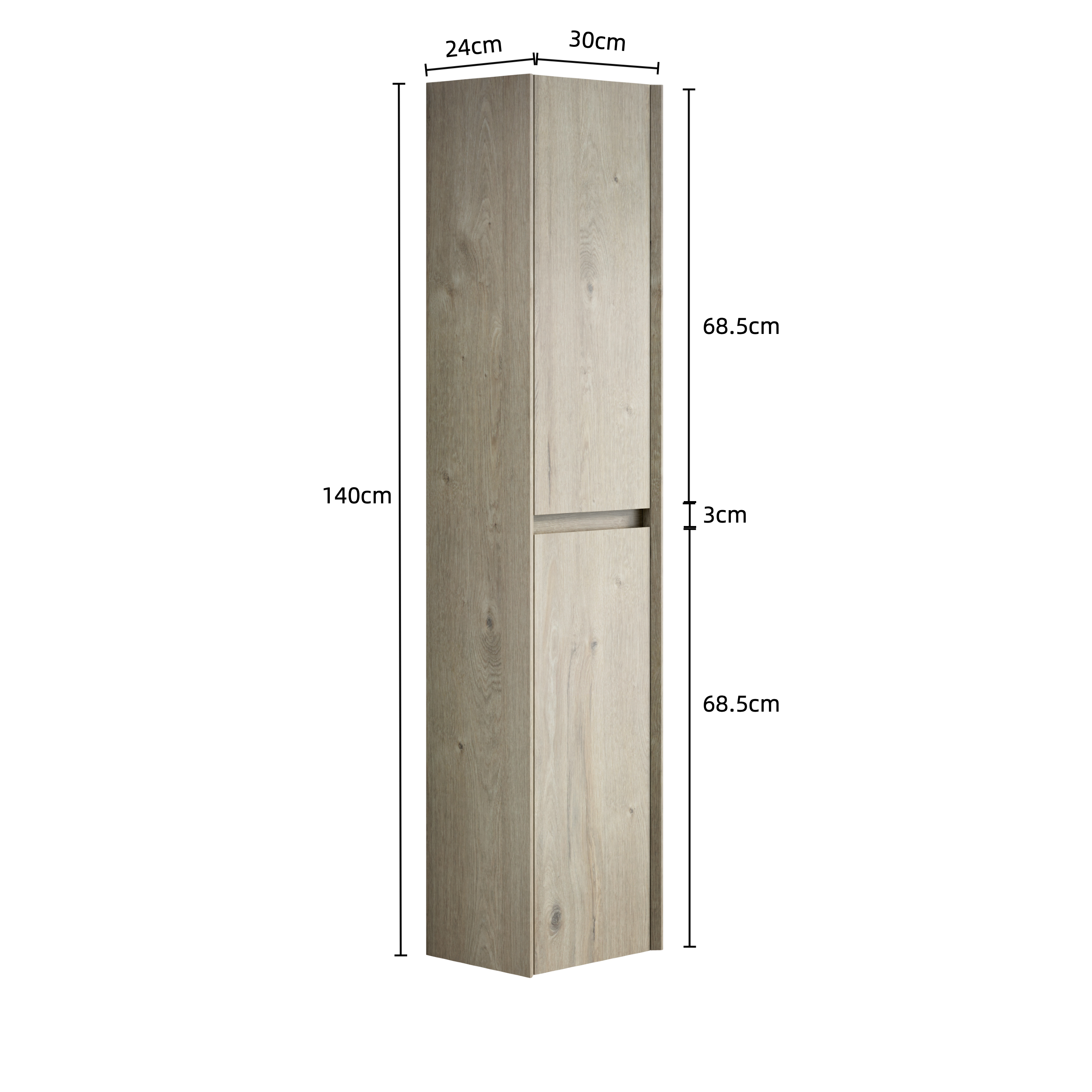 Dimensions du meuble de salle de bains