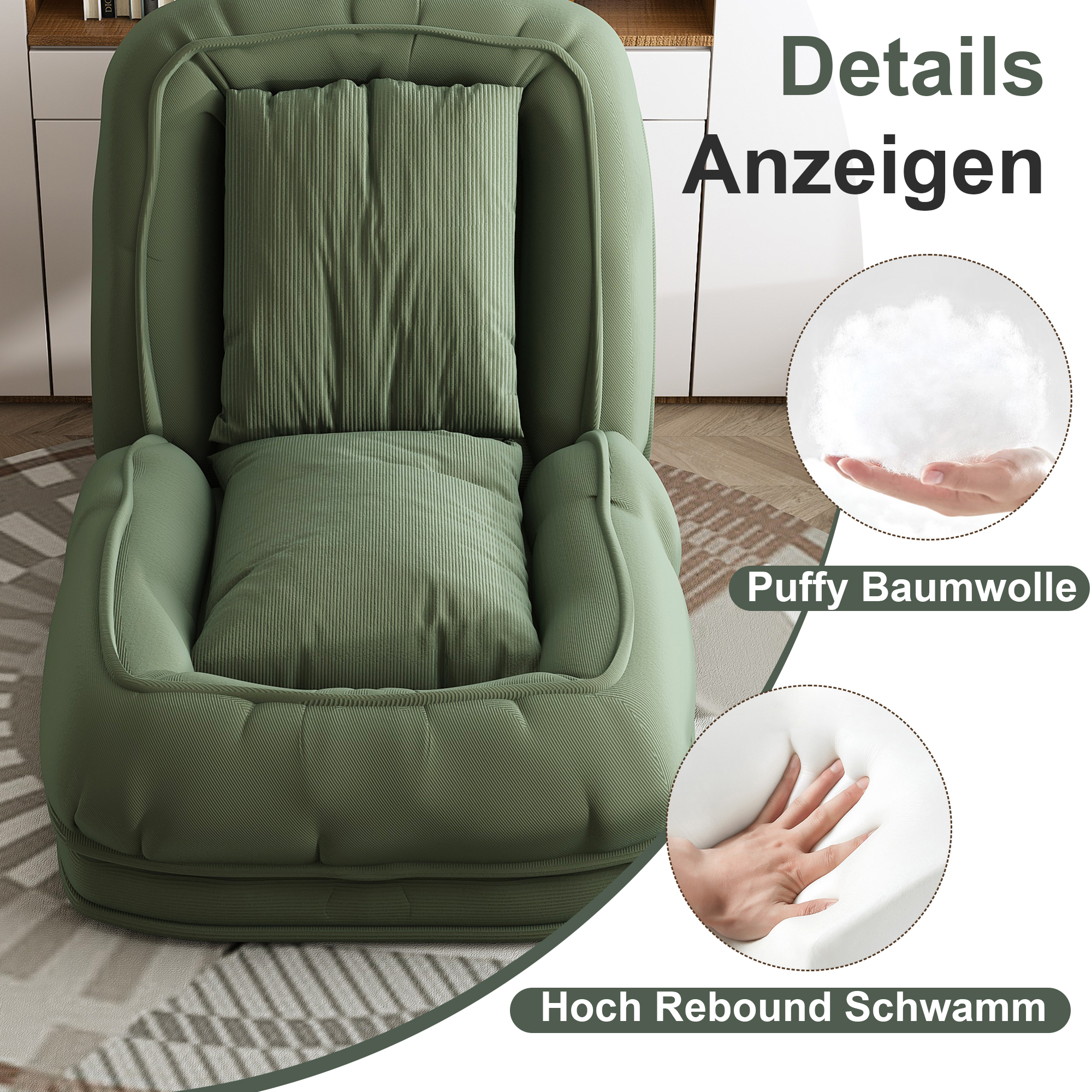 Présentation du fauteuil lounge