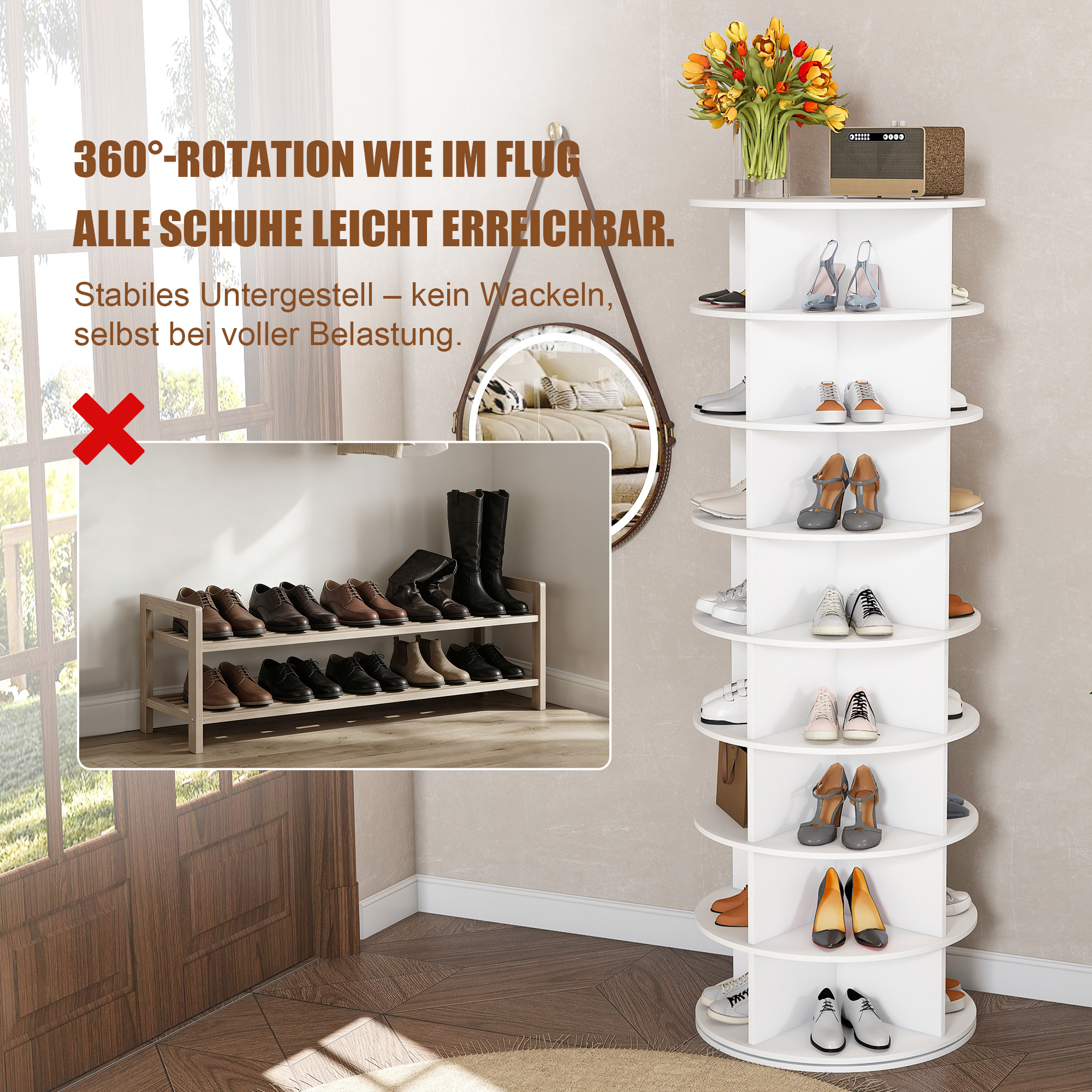 Présentation du meuble à chaussures