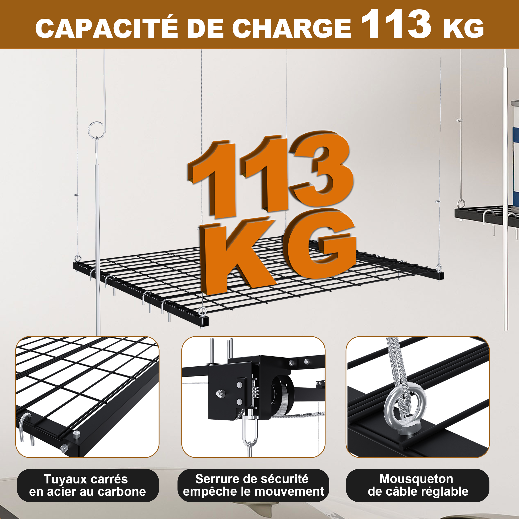 Présentation du étagère de rangement