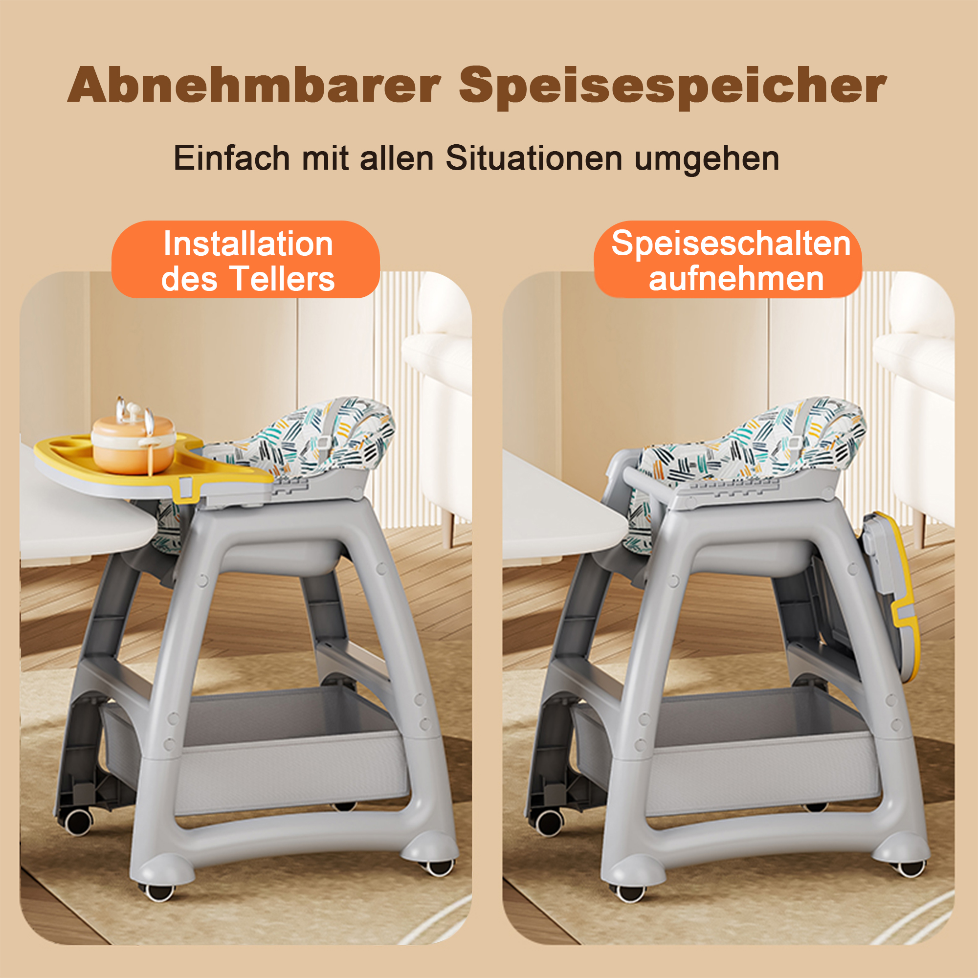 Présentation du chaise de salle à manger