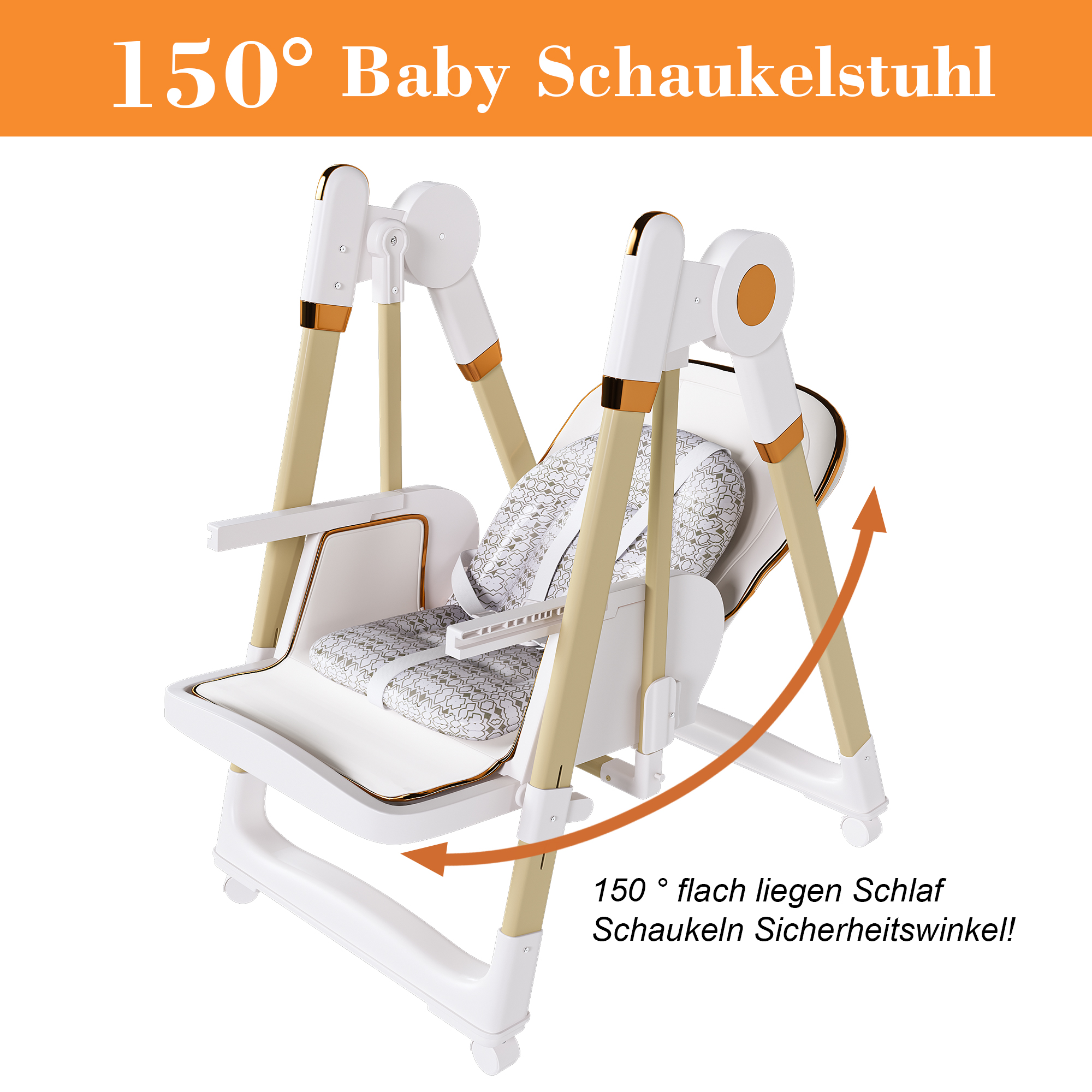 Chaise haute bébé multifonction 2-en-1 convertible - image 11