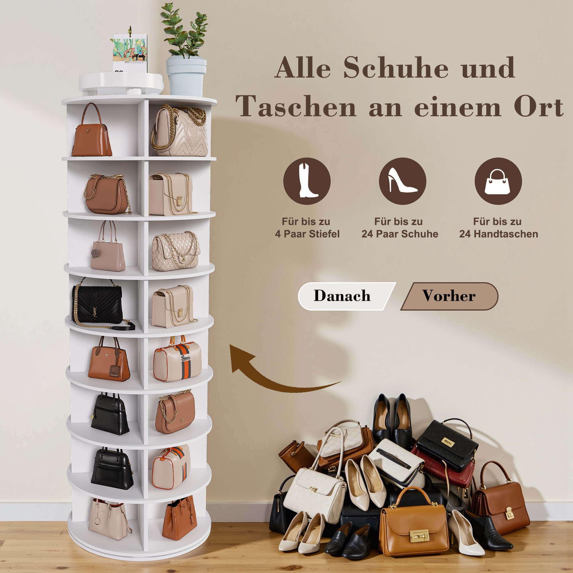 Présentation du meuble à chaussures