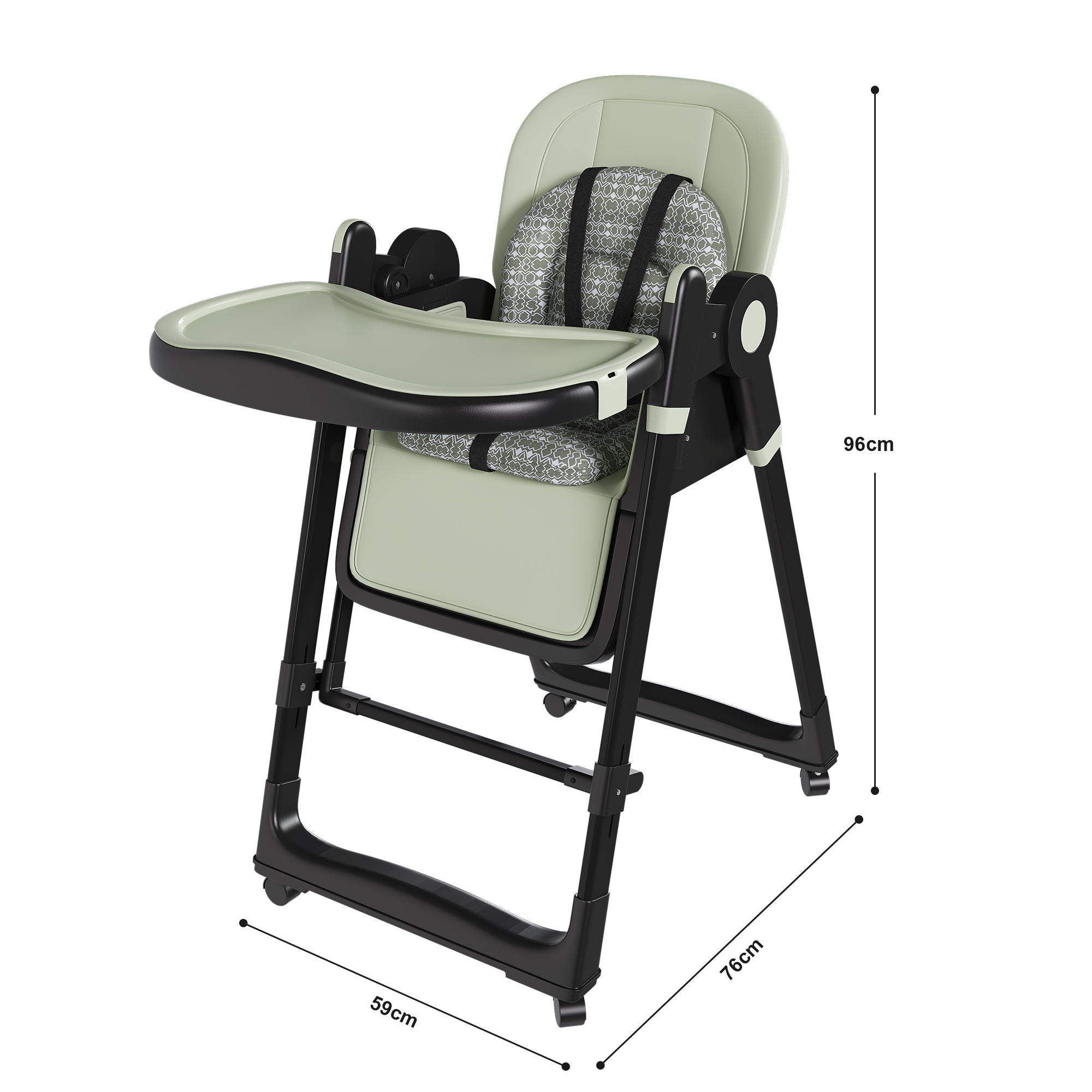 Dimensions du fauteuil d'appoint