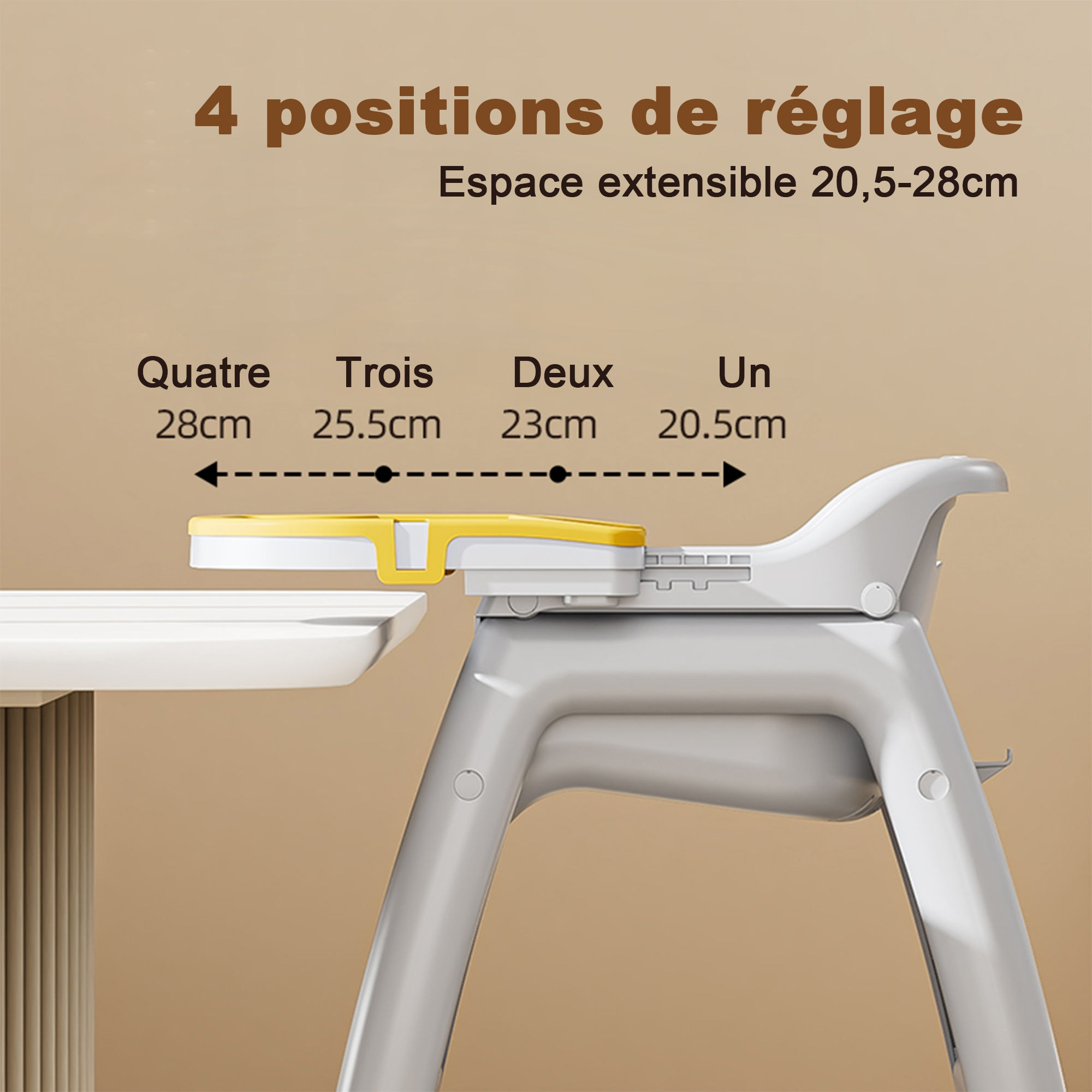 Présentation du chaise de salle à manger