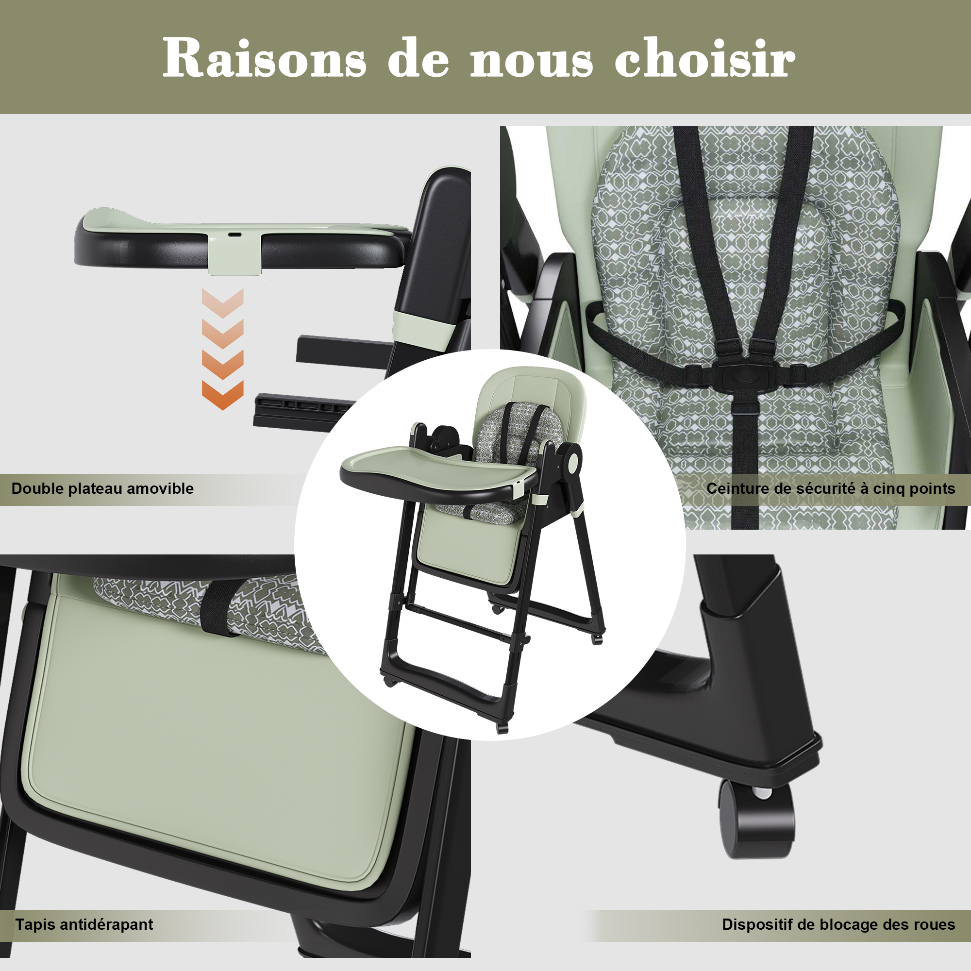 Présentation du fauteuil d'appoint