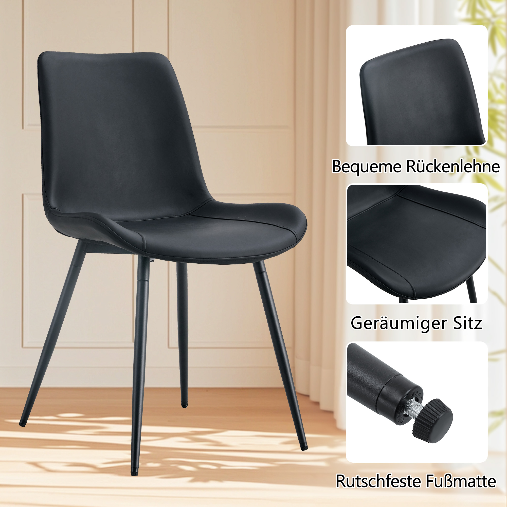 Détail du ensemble table et chaises