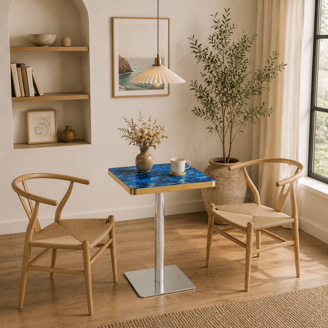 Détail du table à manger