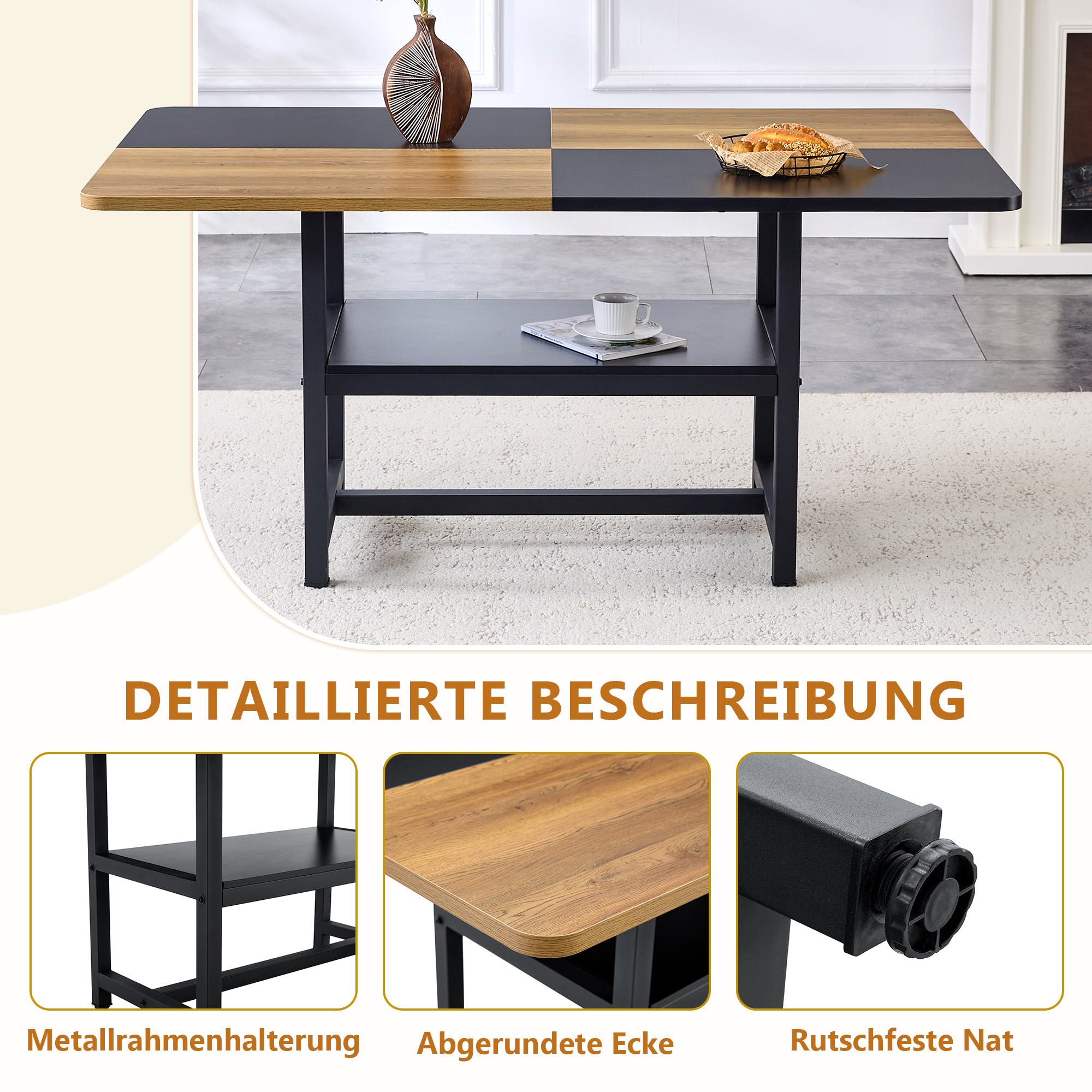 Détail du table à manger