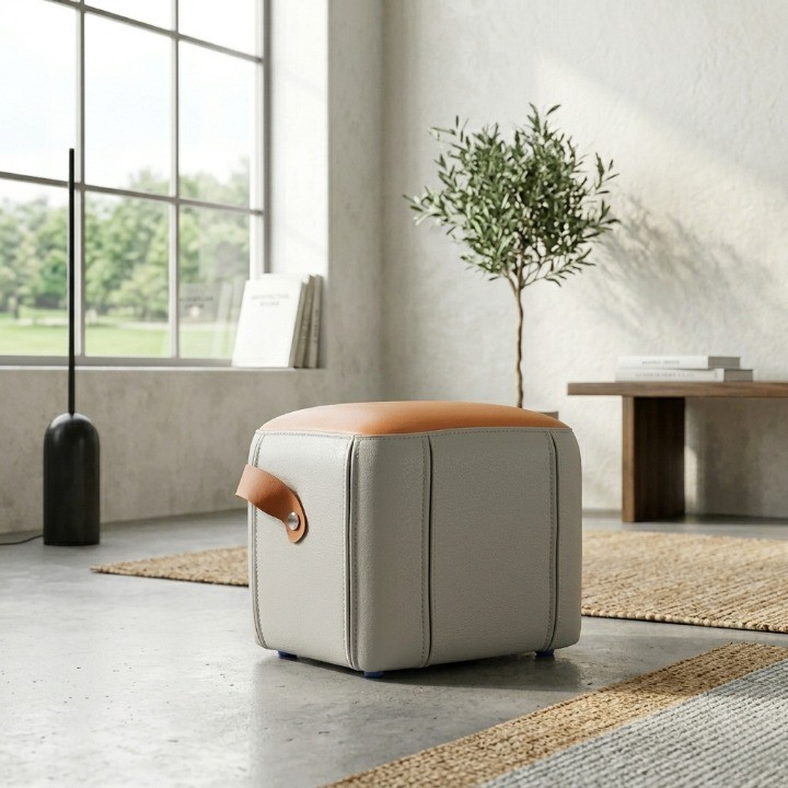 Détail du pouf