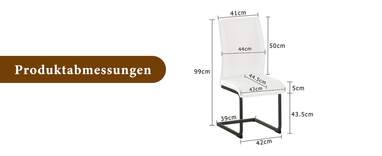 Détail du chaise de salle à manger