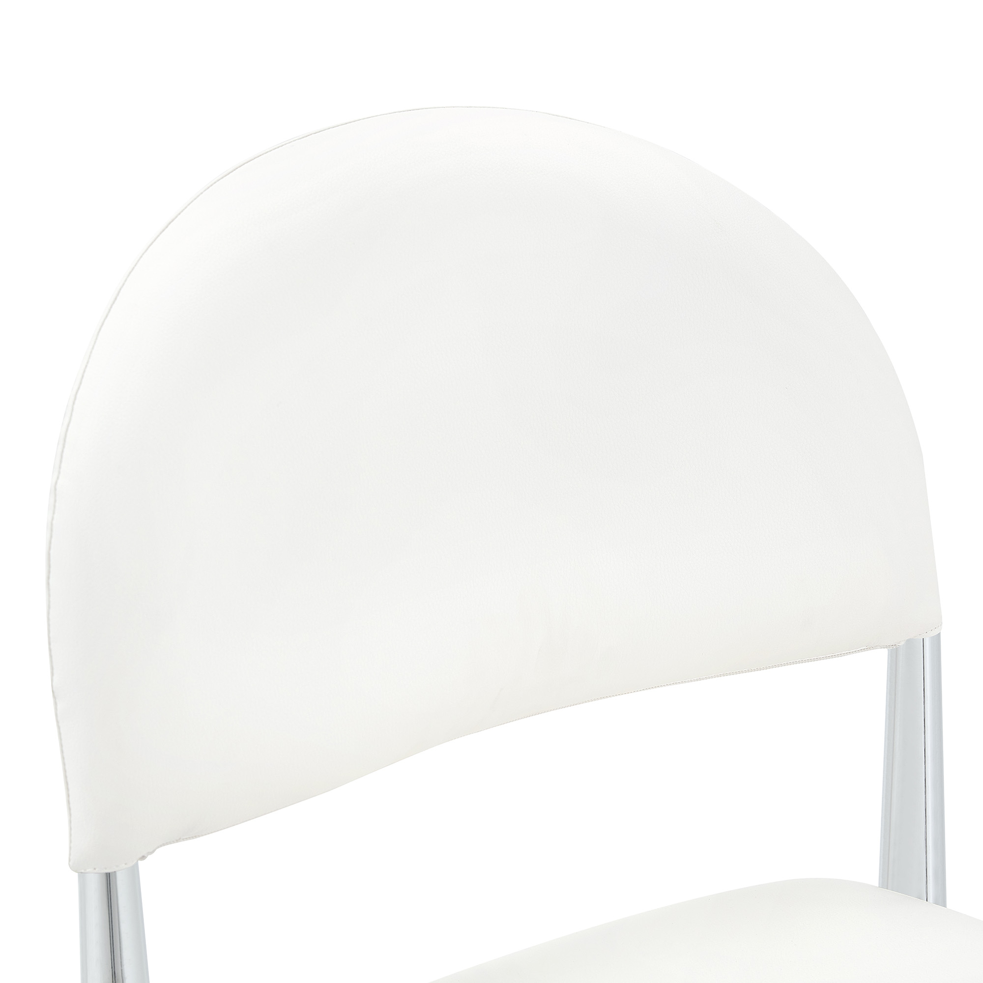 Chaise de salle à manger design demi-lune en PU cu - image 14