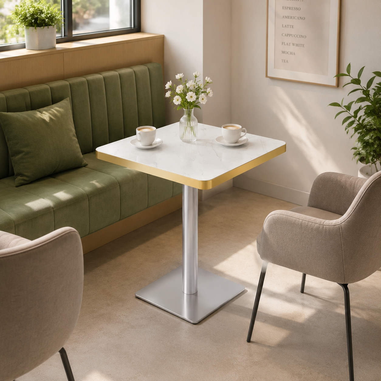 Détail du table à manger
