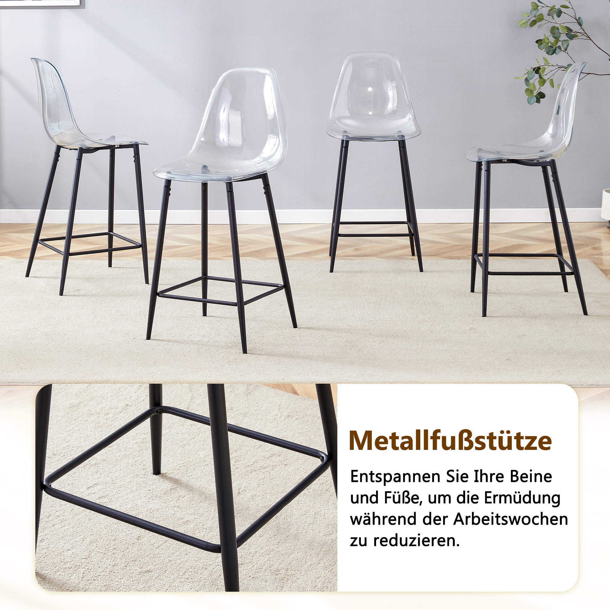 Détail du tabouret de bar