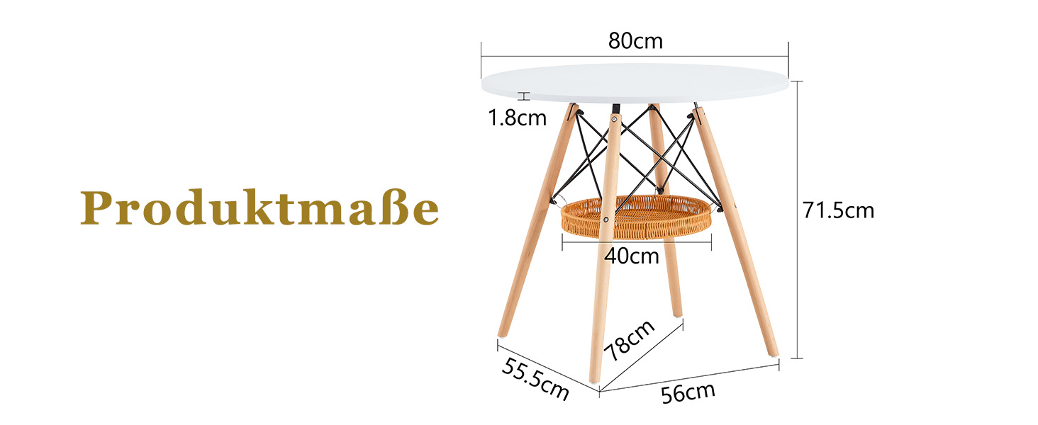 Présentation du table à manger