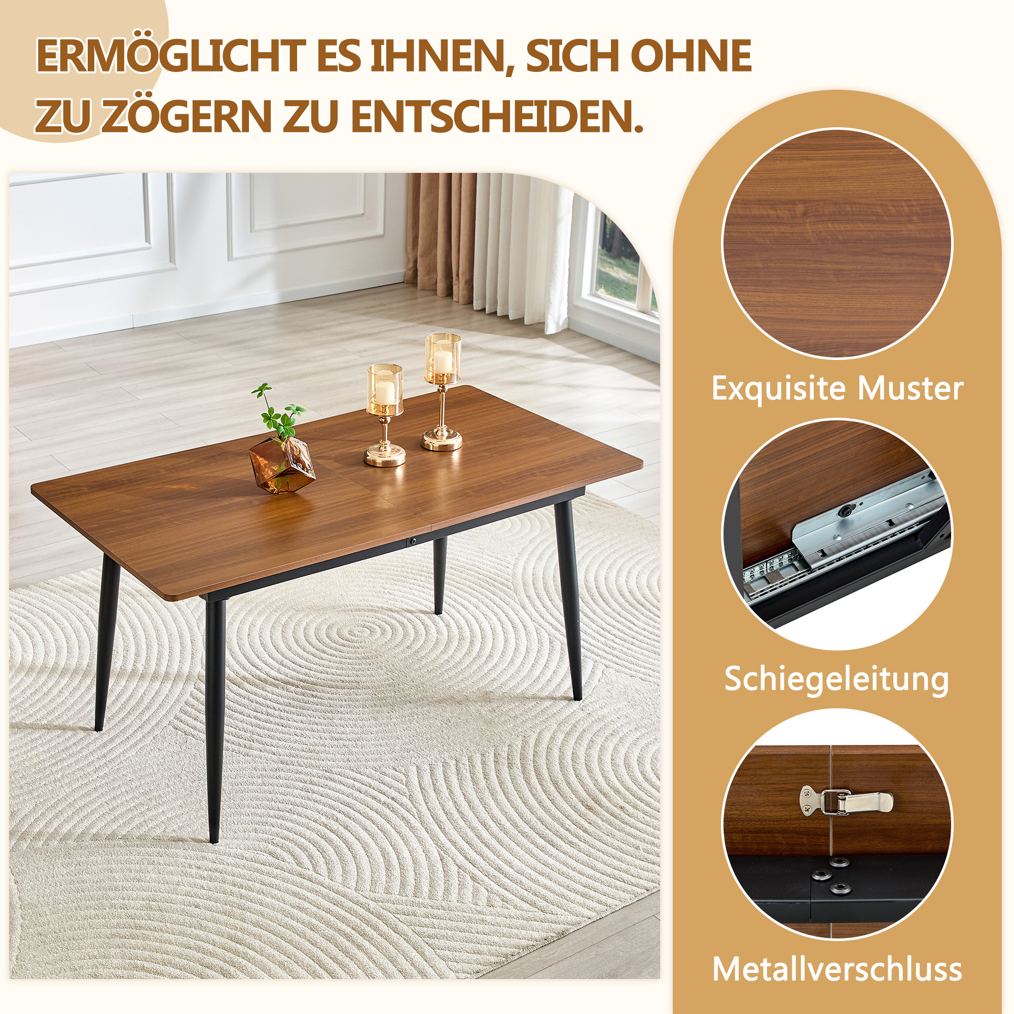 Détail du table à manger