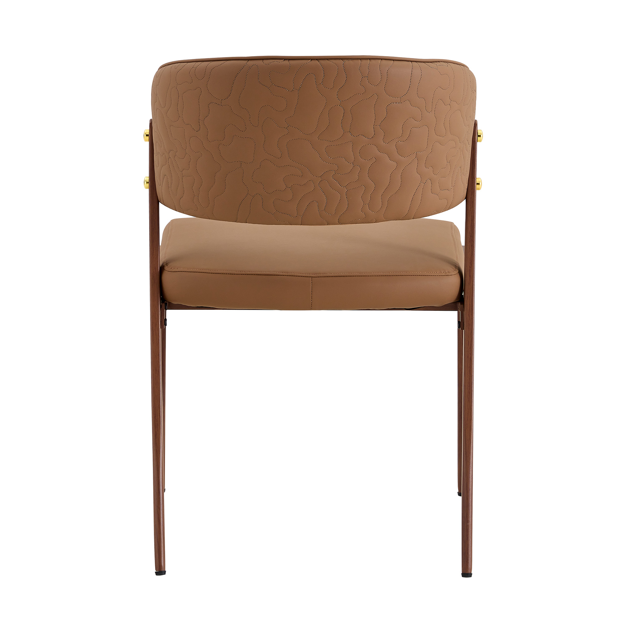 Chaise de salle à manger moderne en simili cuir av - image 5
