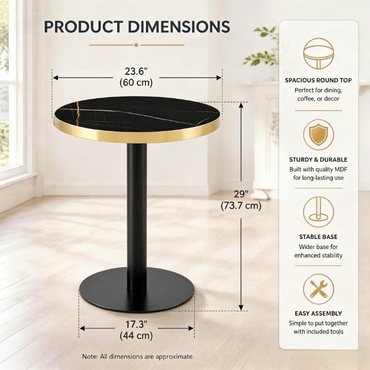 Dimensions du table basse