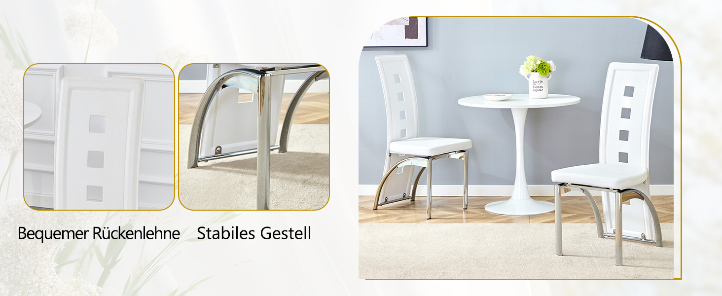 Présentation du chaise de salle à manger