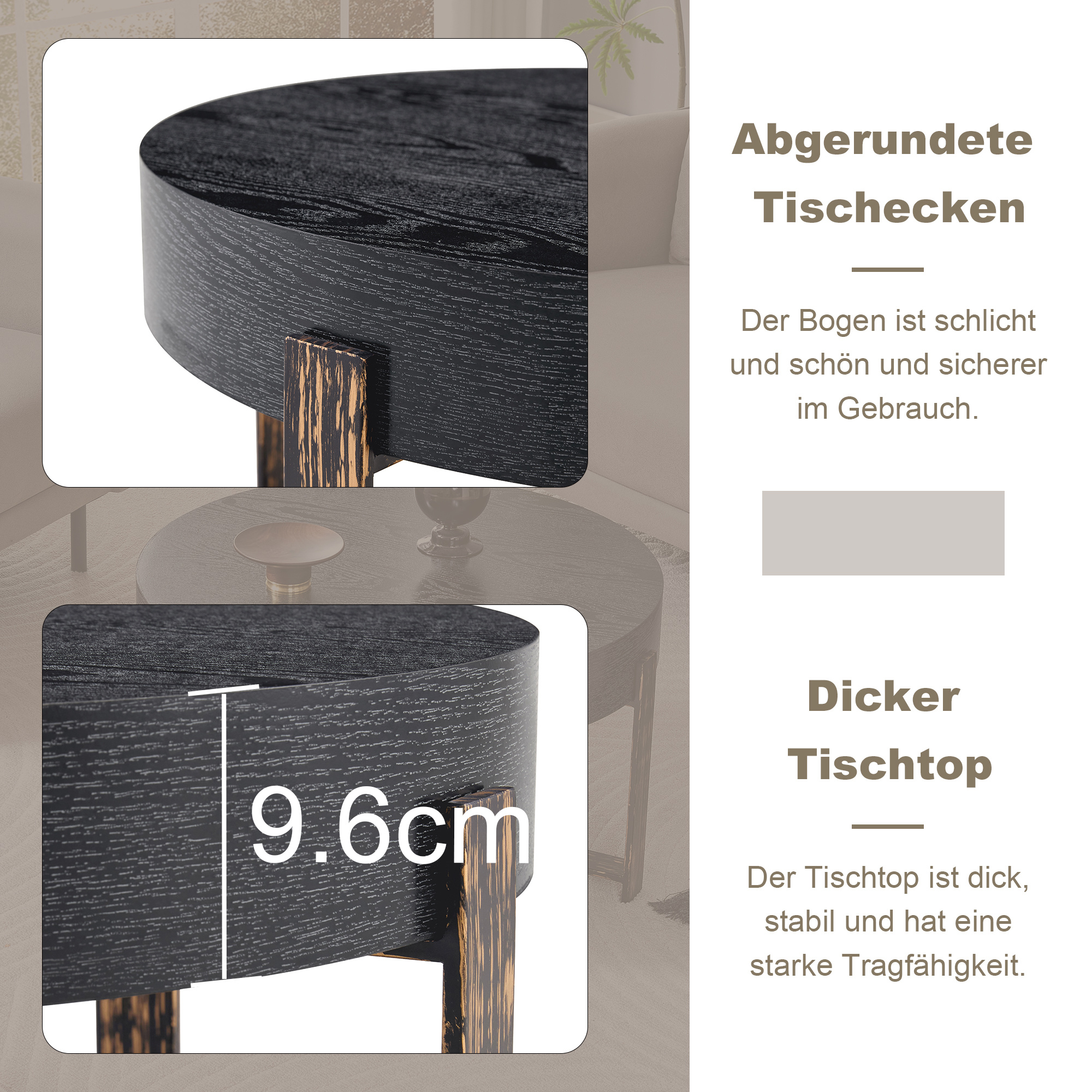 Dimensions du table d'appoint