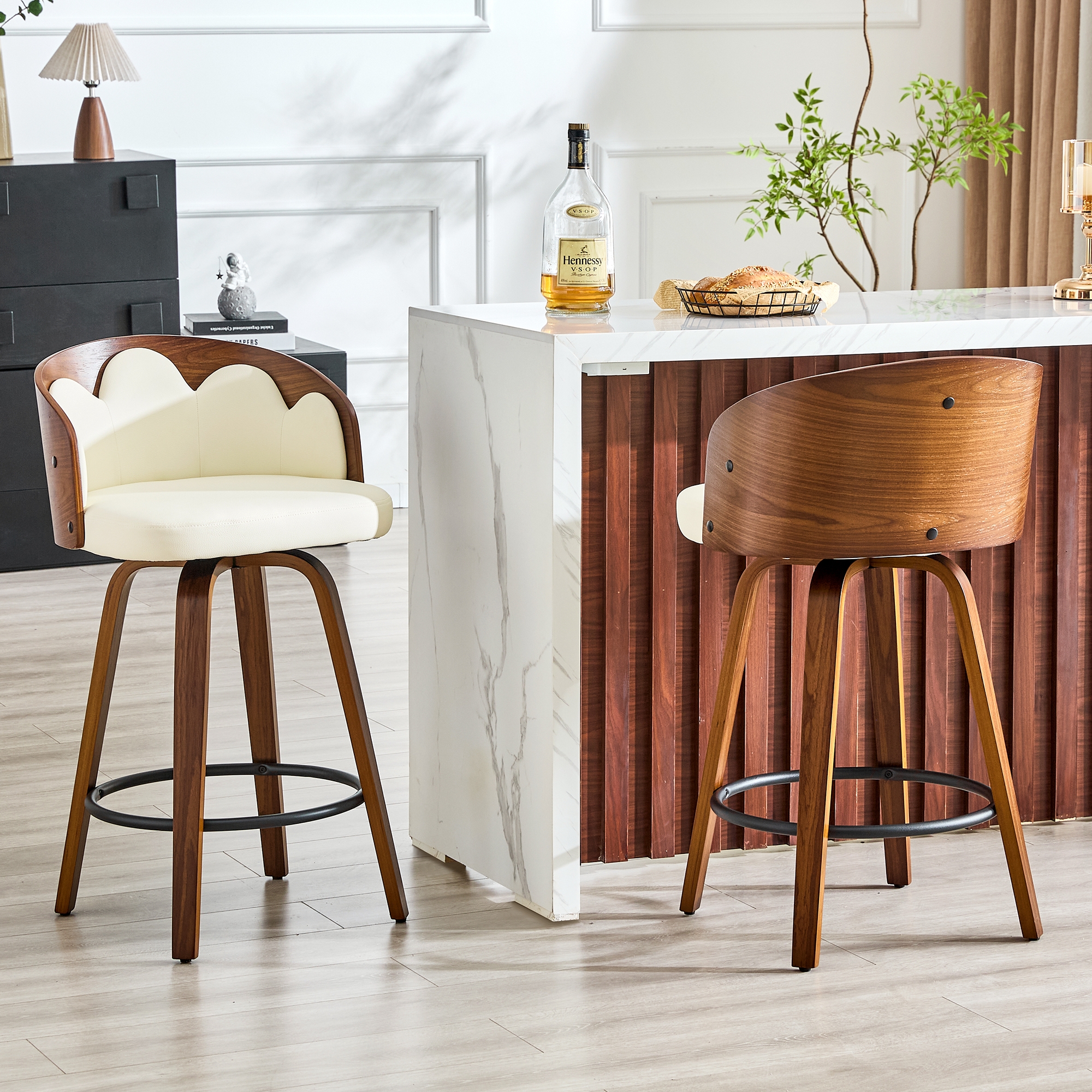 Détail du tabouret de bar