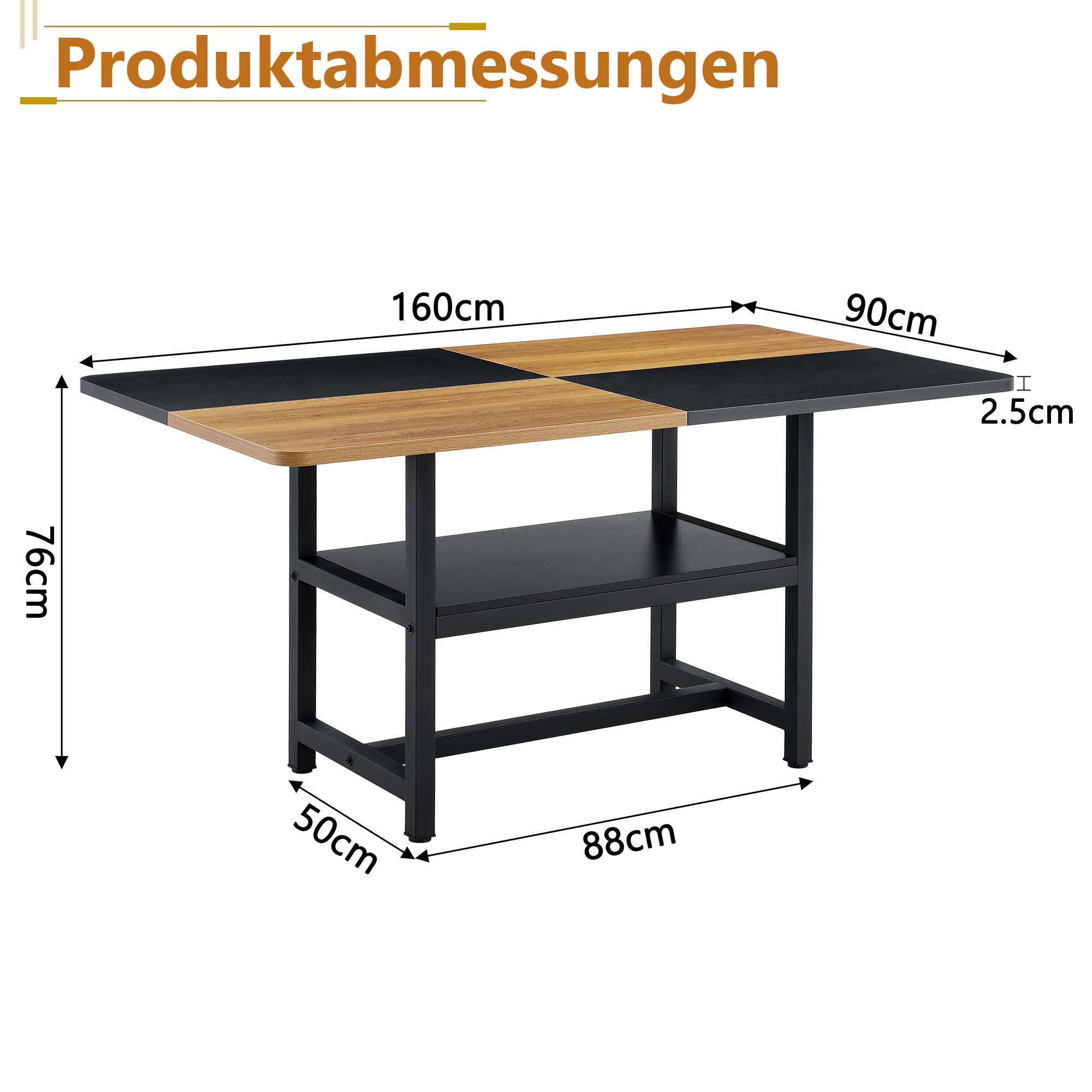 Dimensions du table à manger