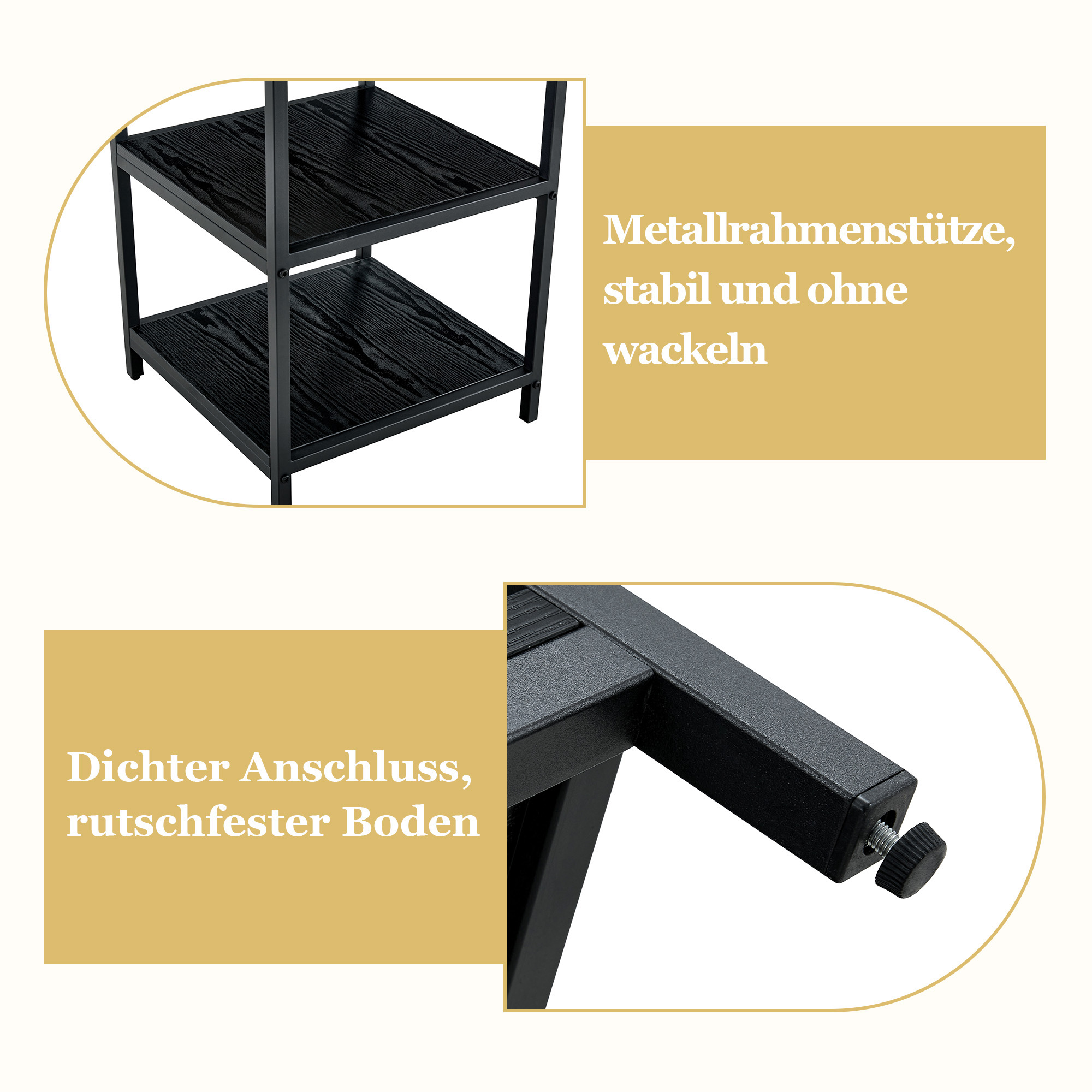 Ensemble table et chaises, 3 pièces, 1 table + 2 chaises, rangement intégré, tissu et métal, gris clair - vue 6