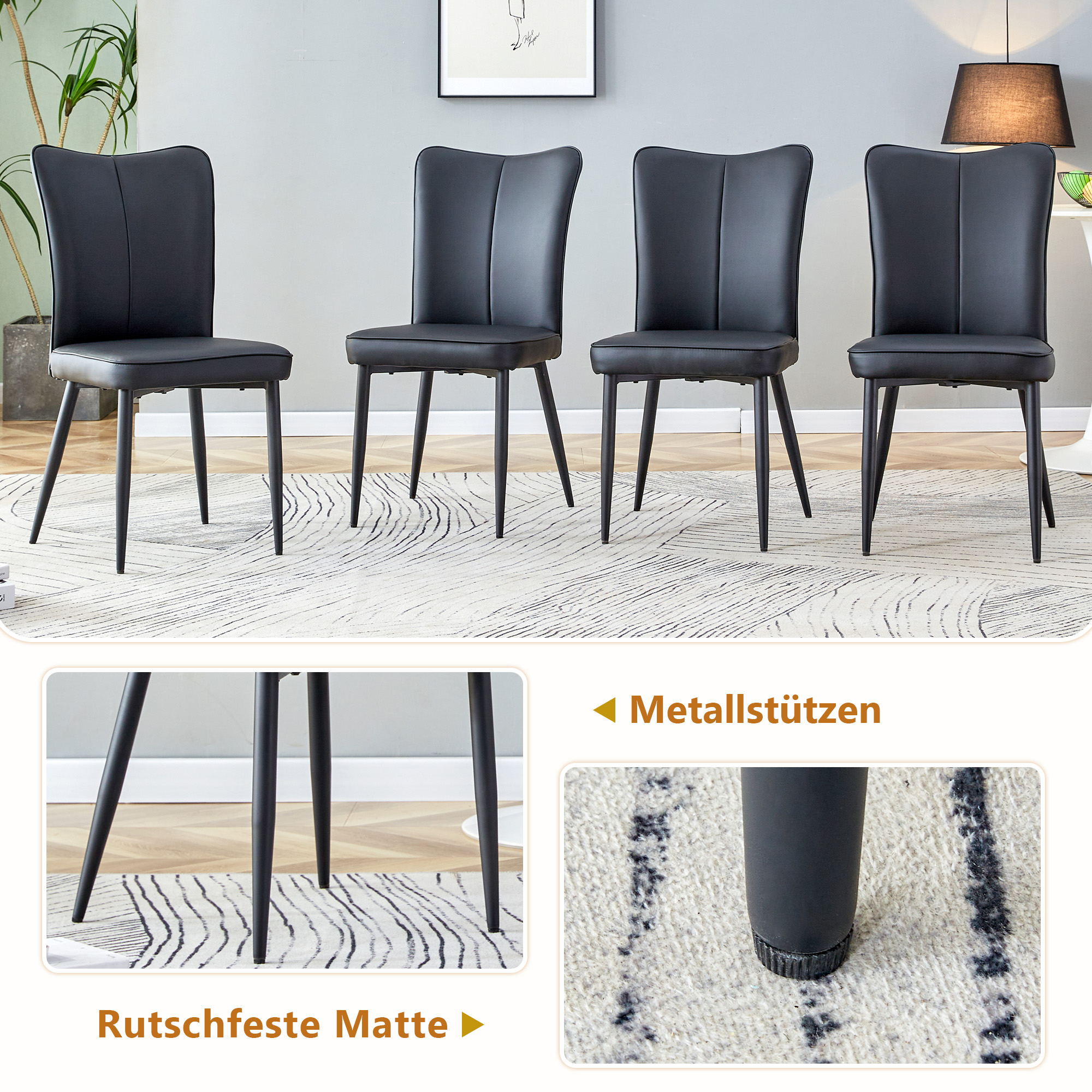 Détail du chaise de salle à manger