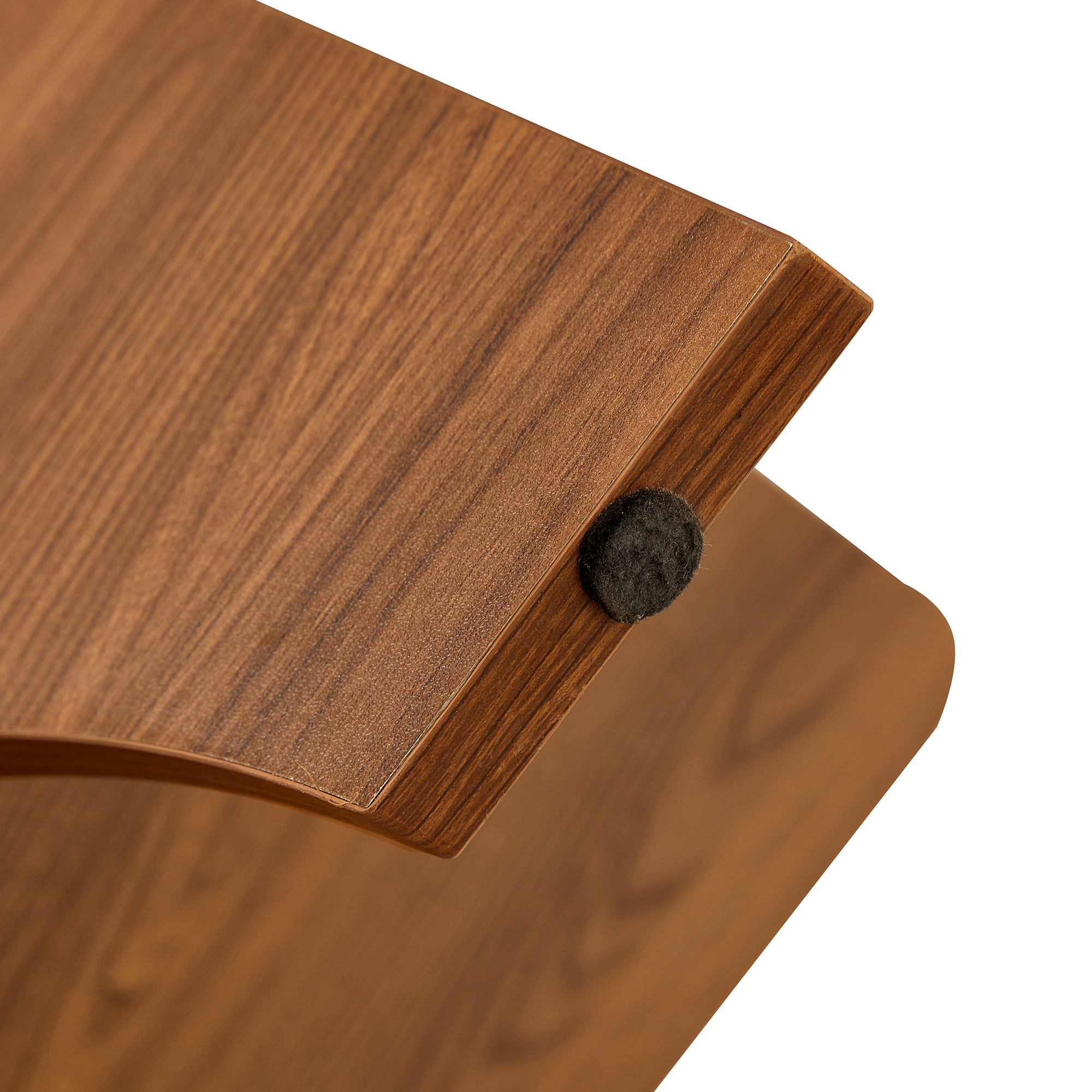 Table basse carrée 80 cm en verre de sécurité avec - image 7