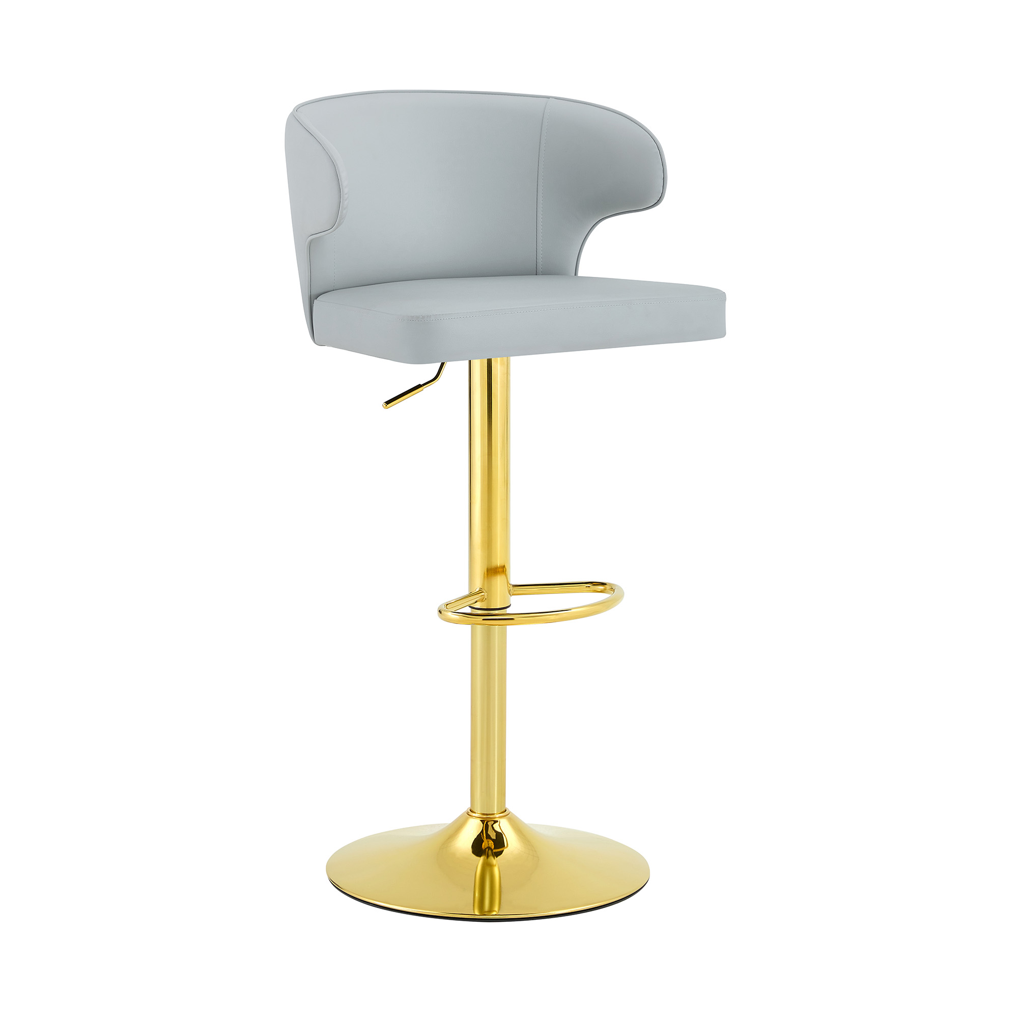 Tabouret de bar pivotant 360° réglable en hauteur - image 4