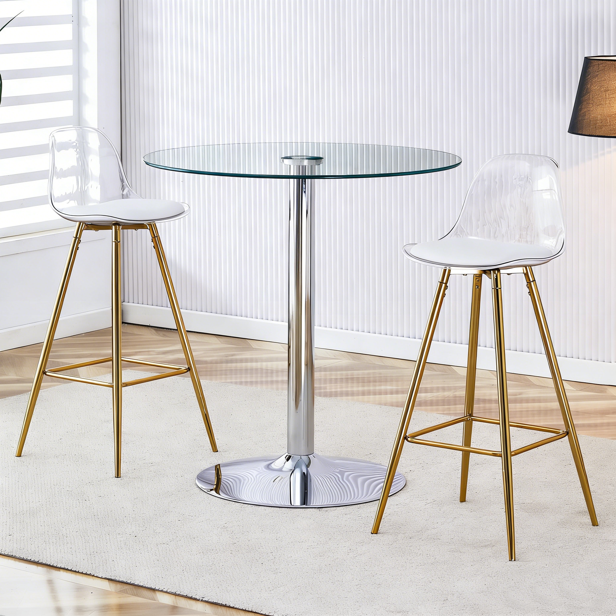 Détail du tabouret de bar