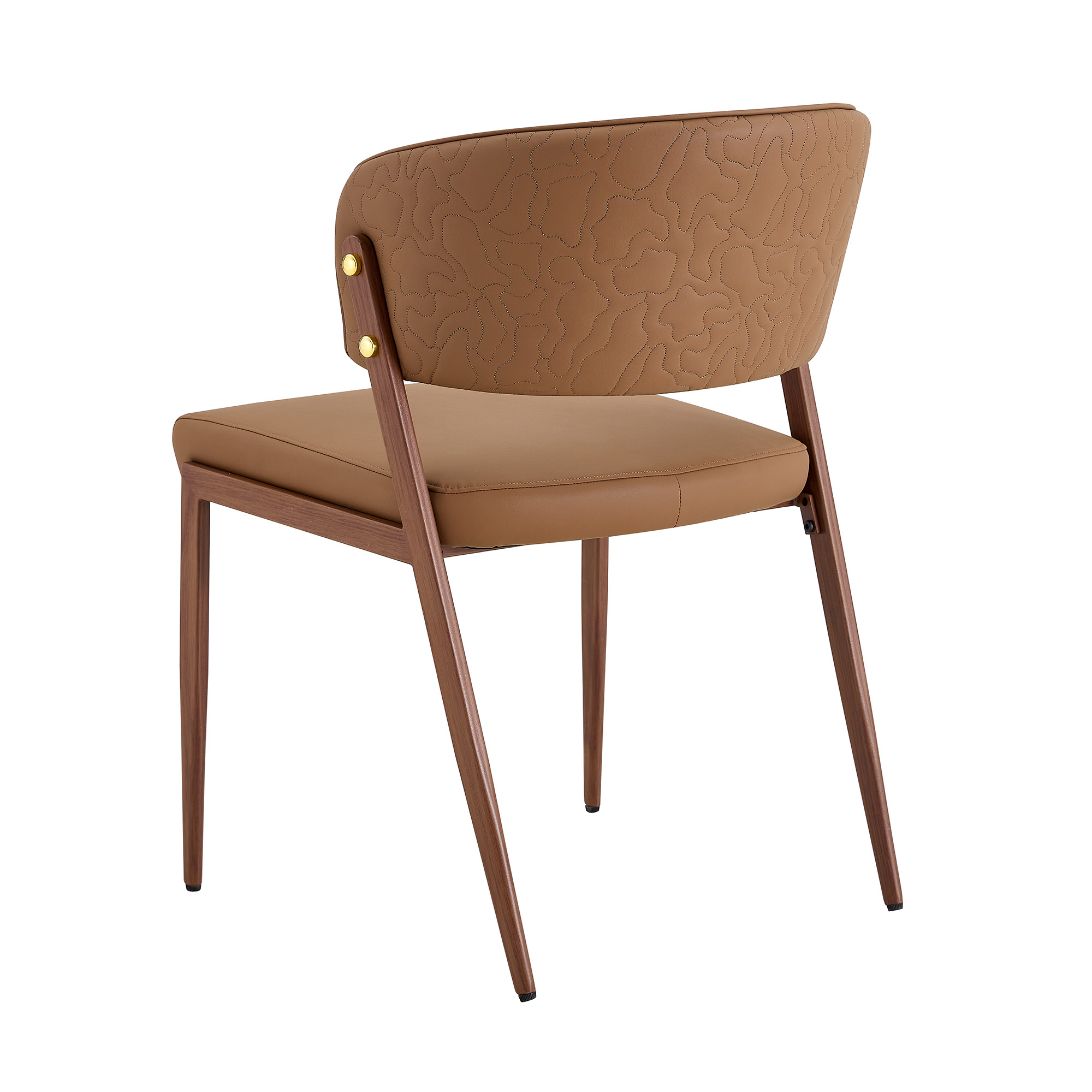 Chaise de salle à manger moderne en simili cuir av - image 6