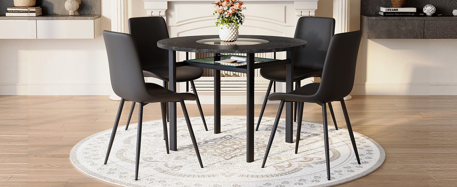 Présentation du ensemble table et chaises
