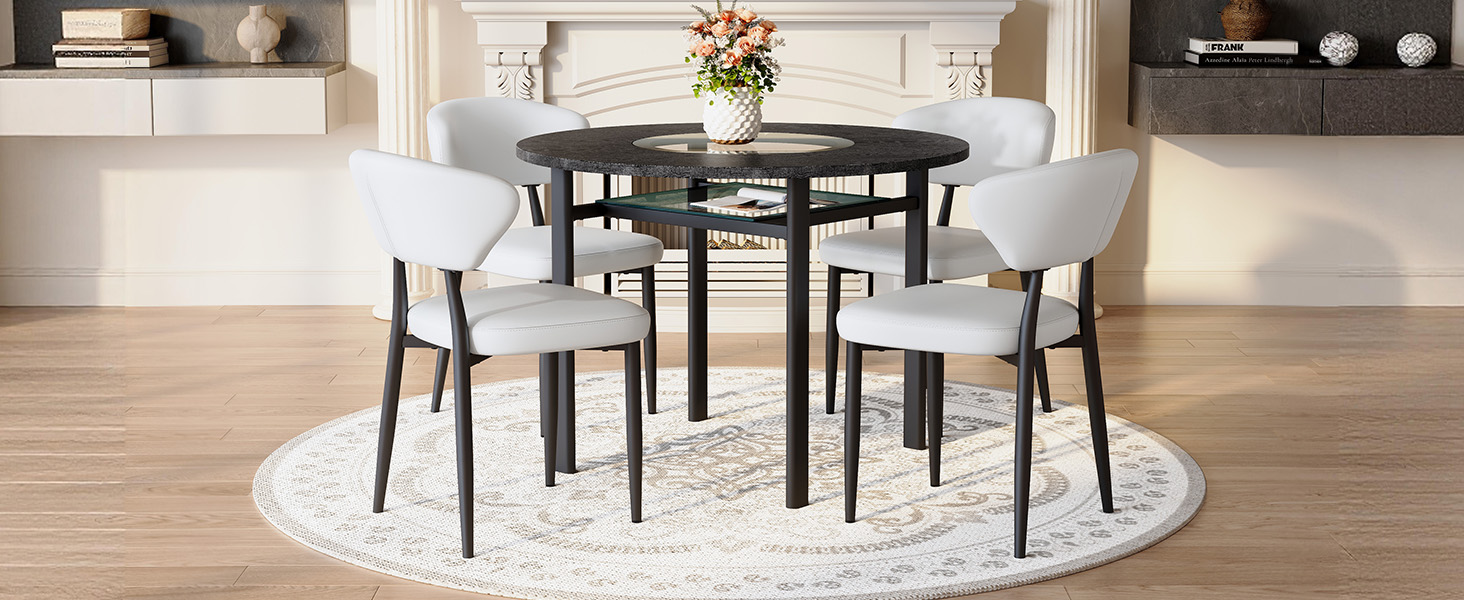 Présentation du ensemble table et chaises