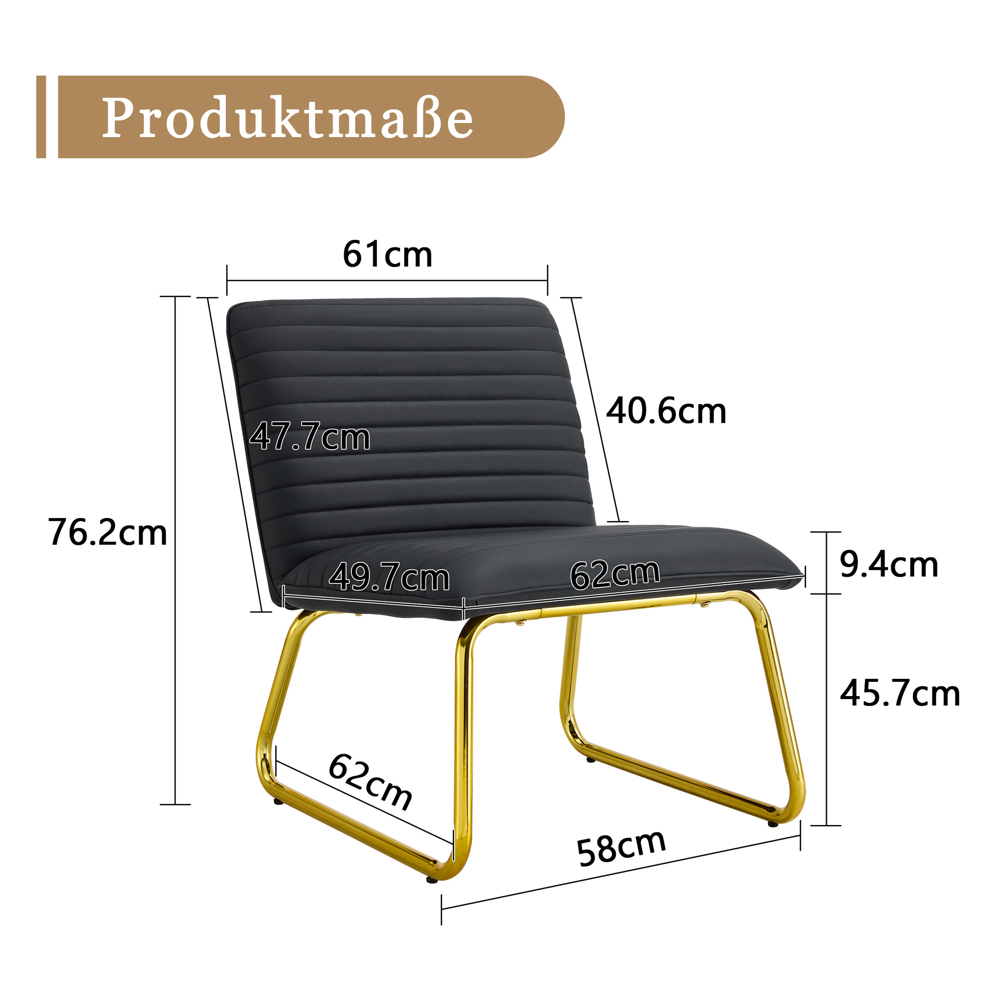 Dimensions du chaise de salle à manger