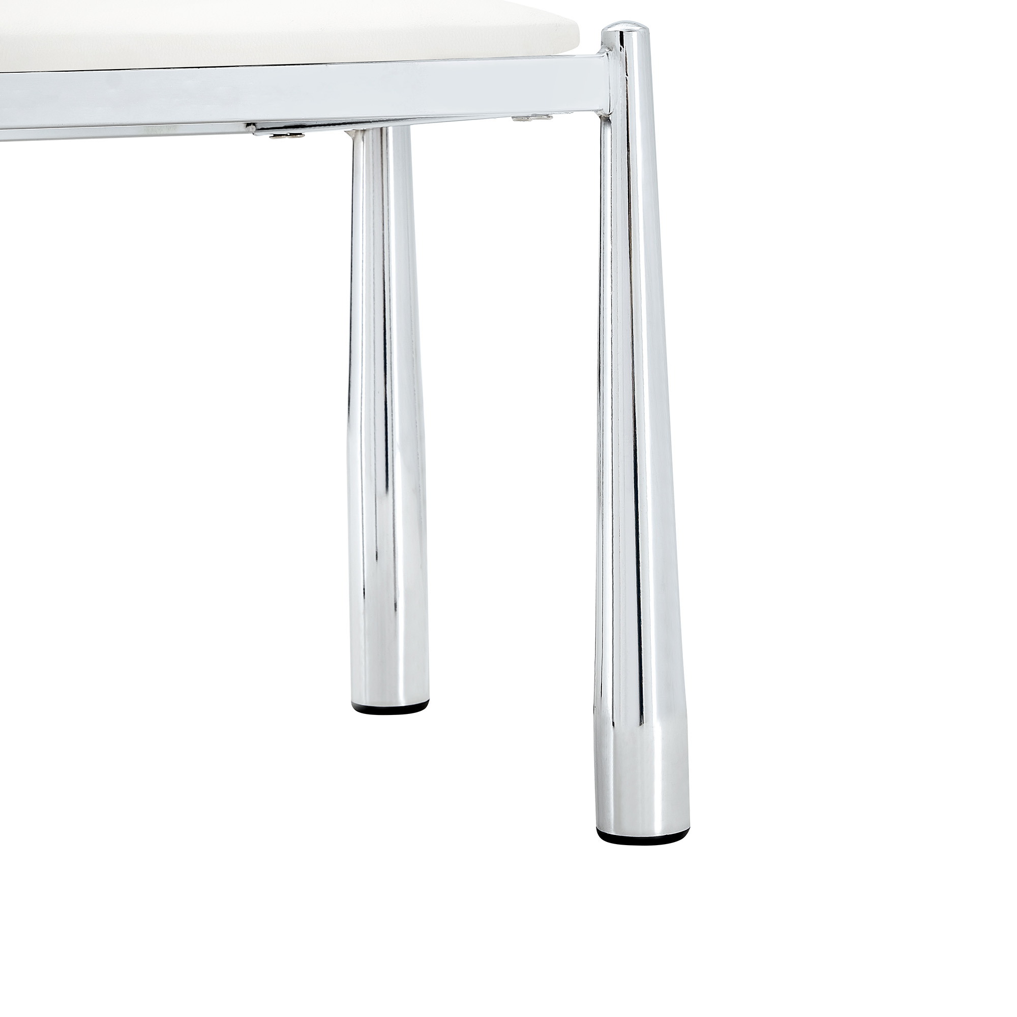 Chaise de salle à manger design demi-lune en PU cu - image 16