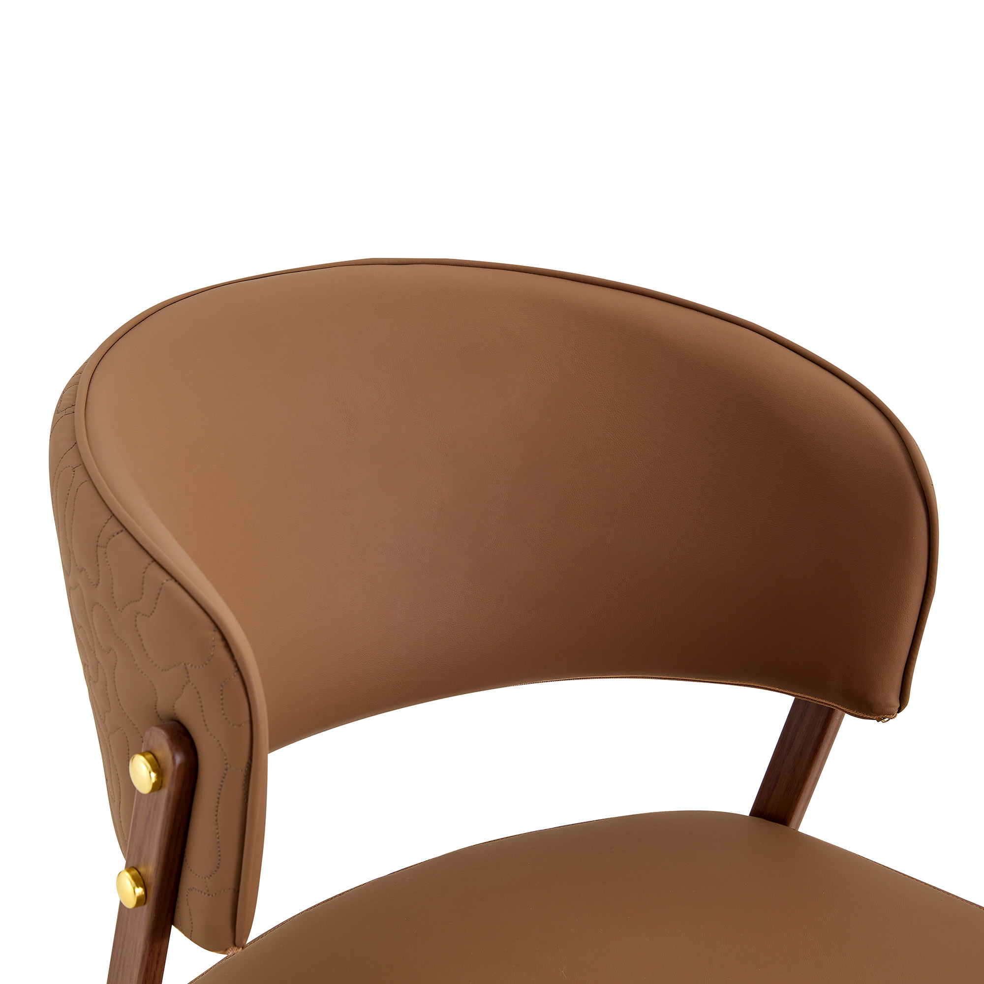 Chaise de salle à manger moderne en simili cuir av - image 12